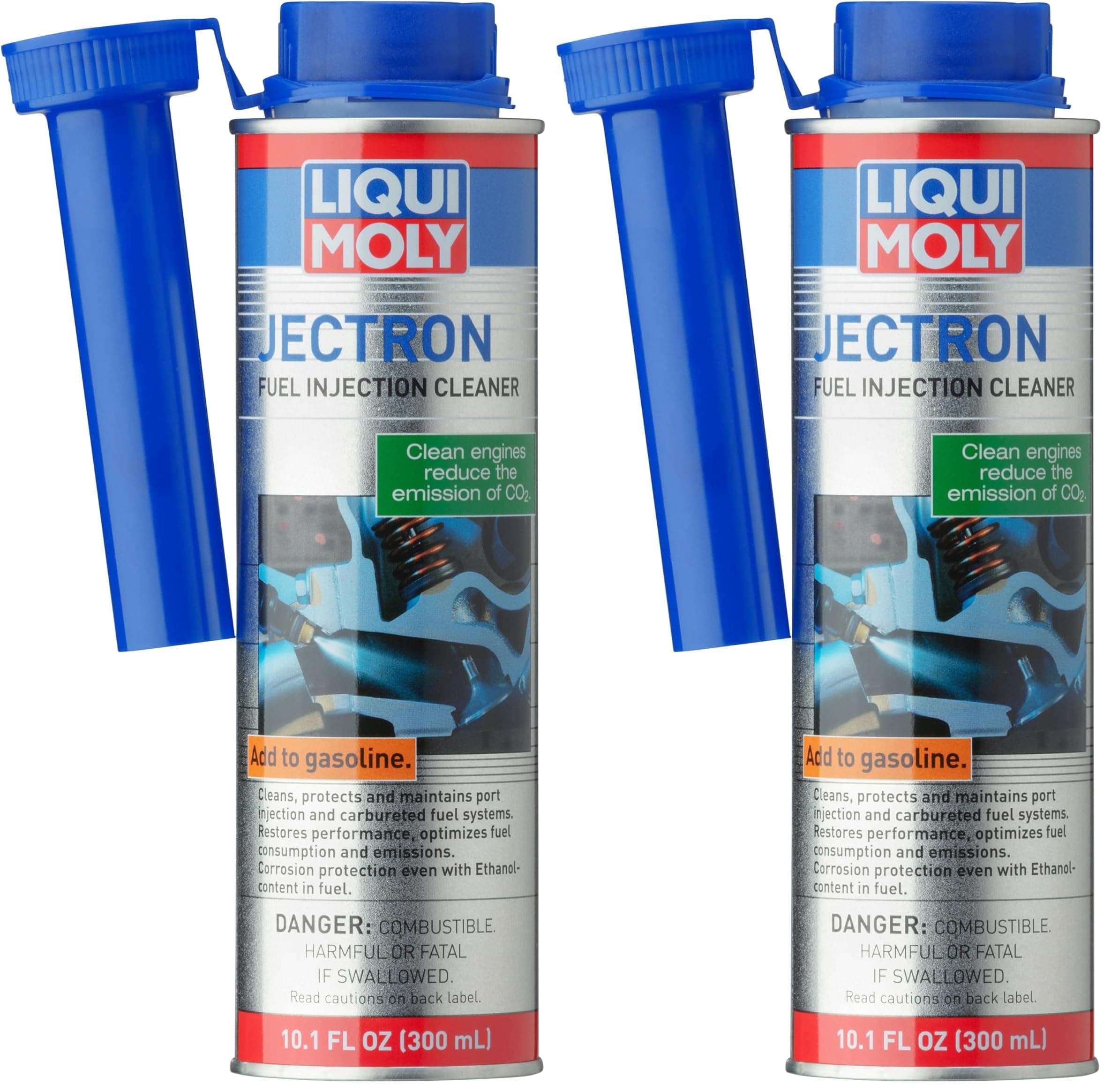 2007 Jectron Gasoline Fuel Injection Cleaner - 300 ml, Blue (Pack of 2)