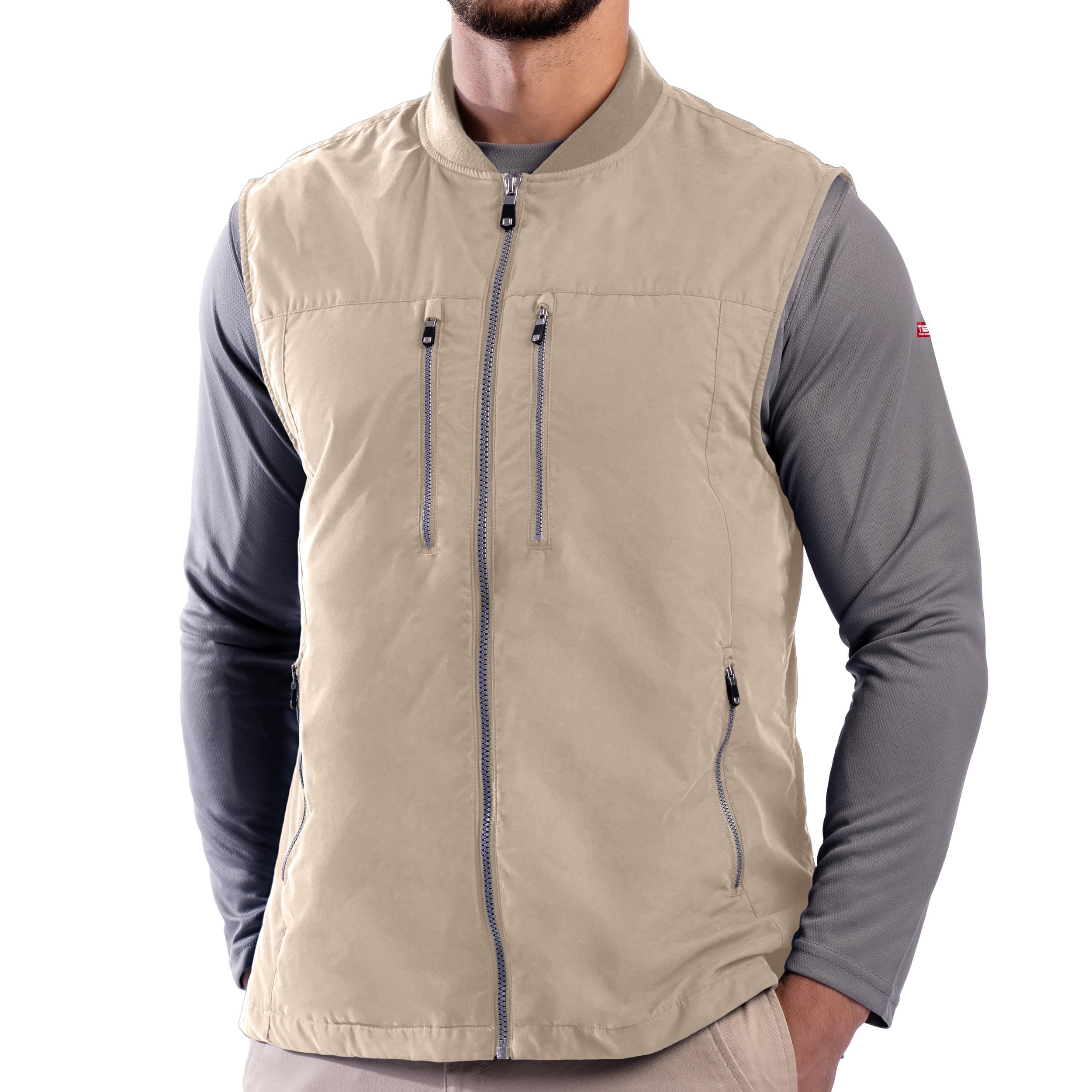 101 Vest for Men - 9 Hidden Pockets - Water Repellent for Travel & More
