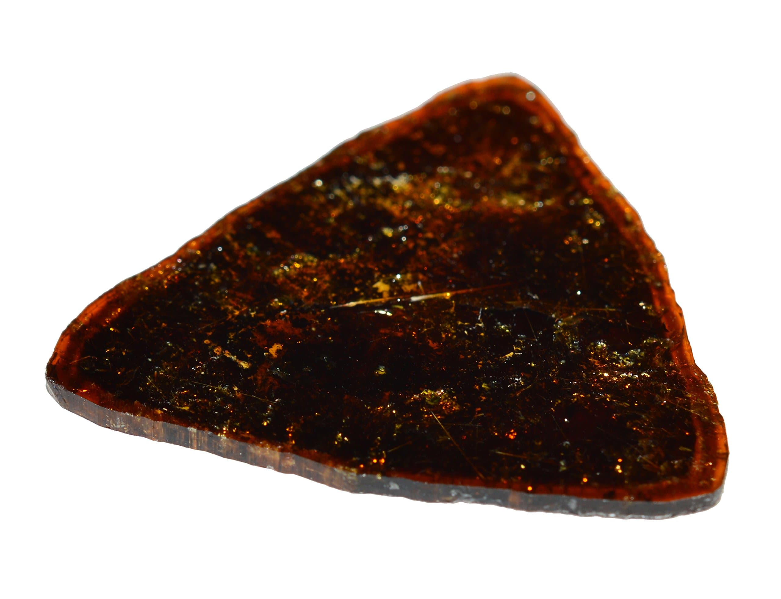 Yellow Tourmaline polished gemstone slab 9.45 carat