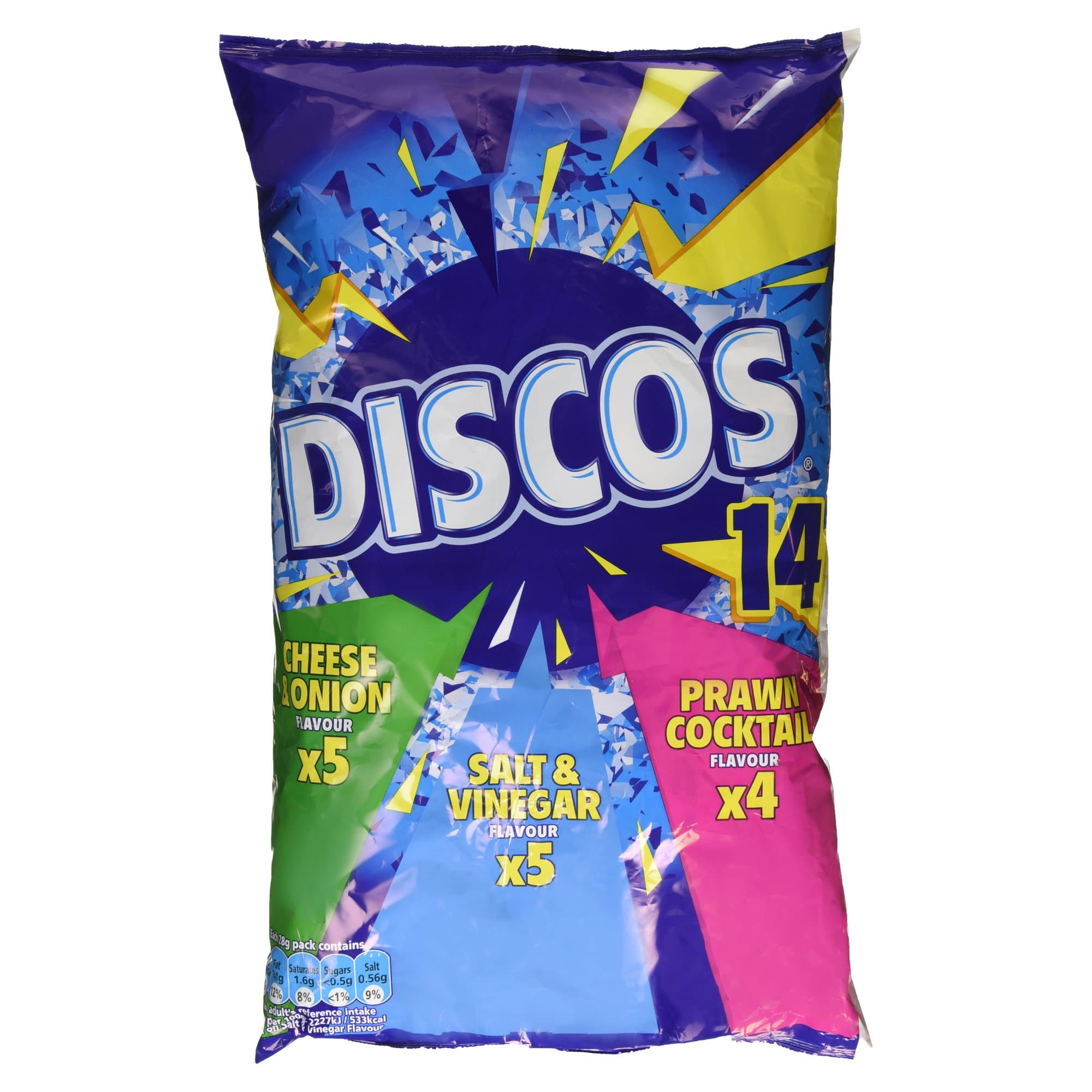KP Snacks Discos Assorted 392 g (Pack of 14)