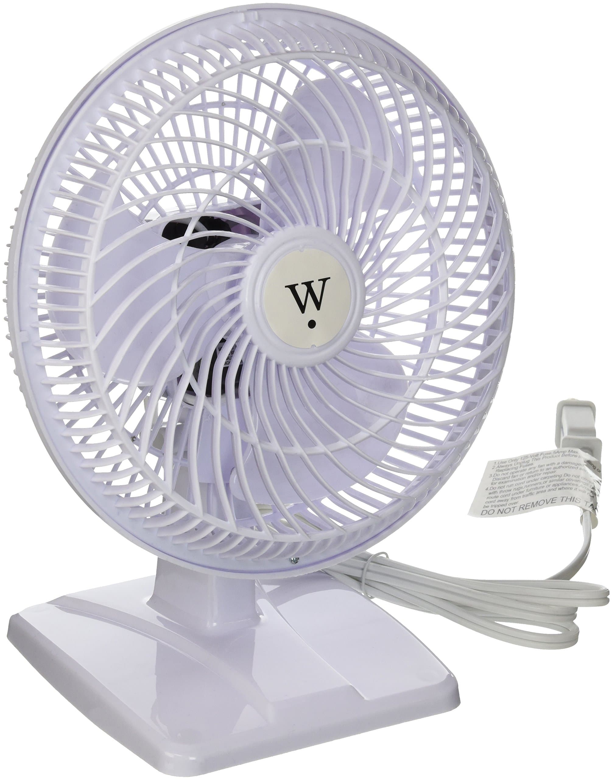 lf-7dc Westpointe, 7", 1 Speed, Desk Clip Combo Fan