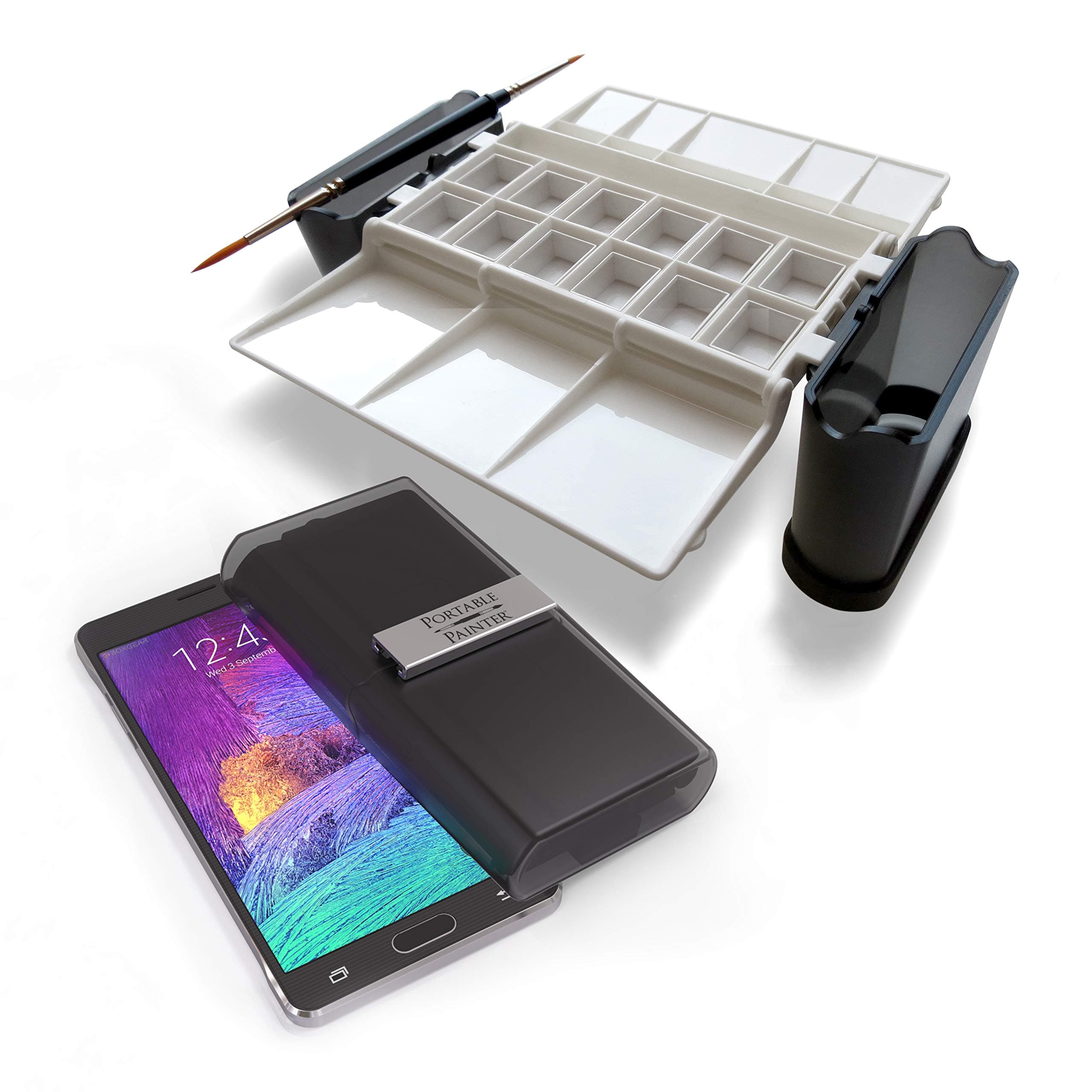 Watercolor Palette by Portable Painter - Ultralight - Travel - Pocket Size - Professional Quality