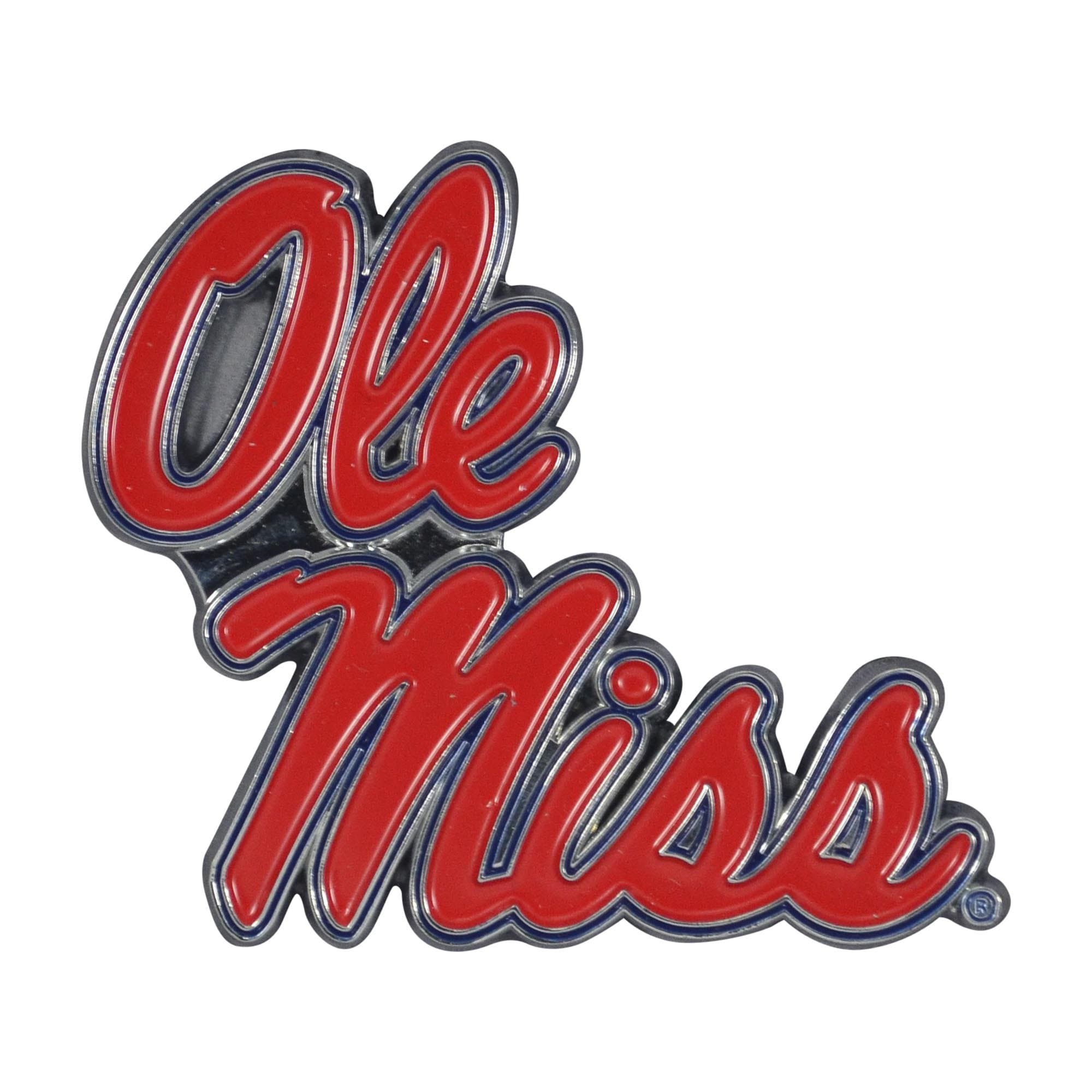 University of Mississippi (Ole Miss) Color Emblem 3"x3.2"