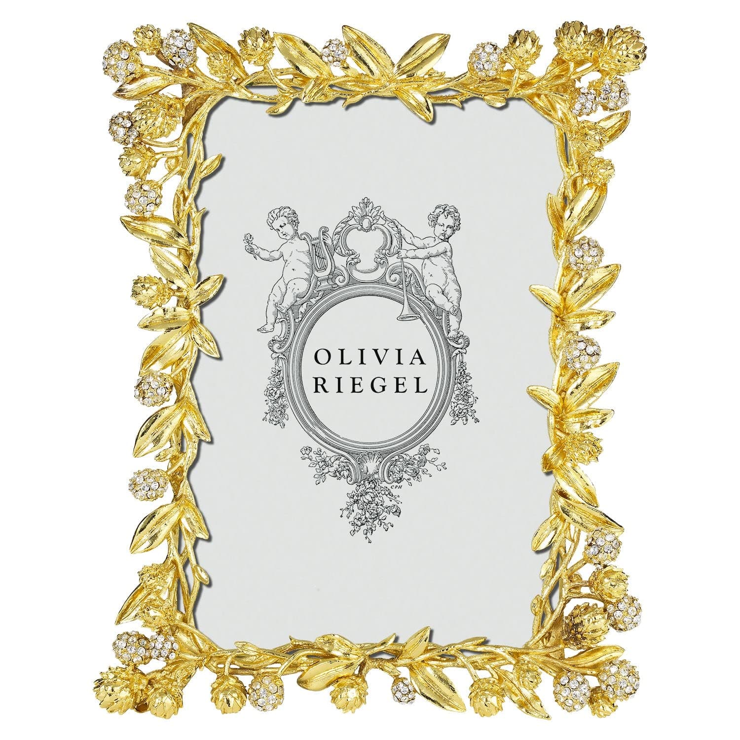 CORNELIA GOLD Austrian Crystal 4x6 frame by Olivia Riegel - 4x6