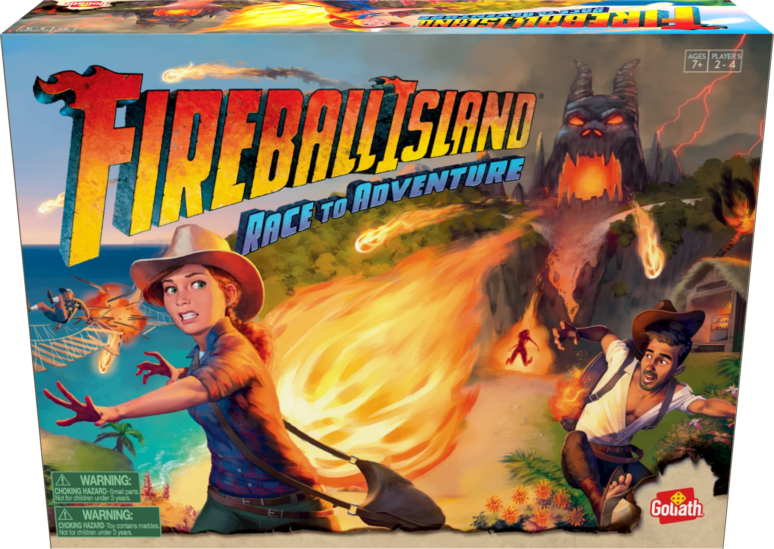 Goliath Games Fireball Island Family Games | For ages 7+ | For 2-4 players