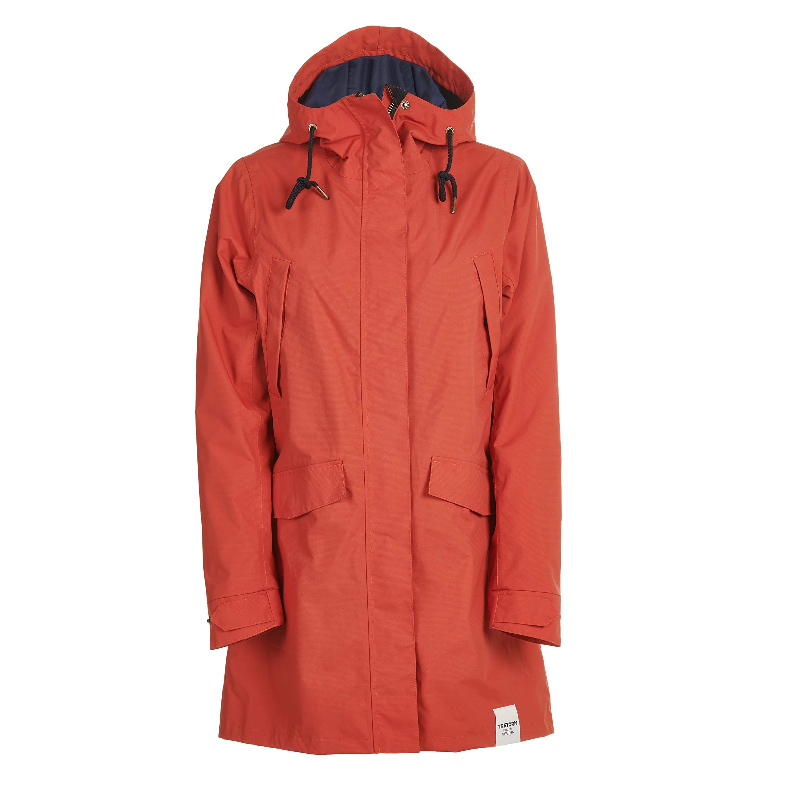 TRETORNWomens Rain Jacket from The Sea, Gunwhale Red