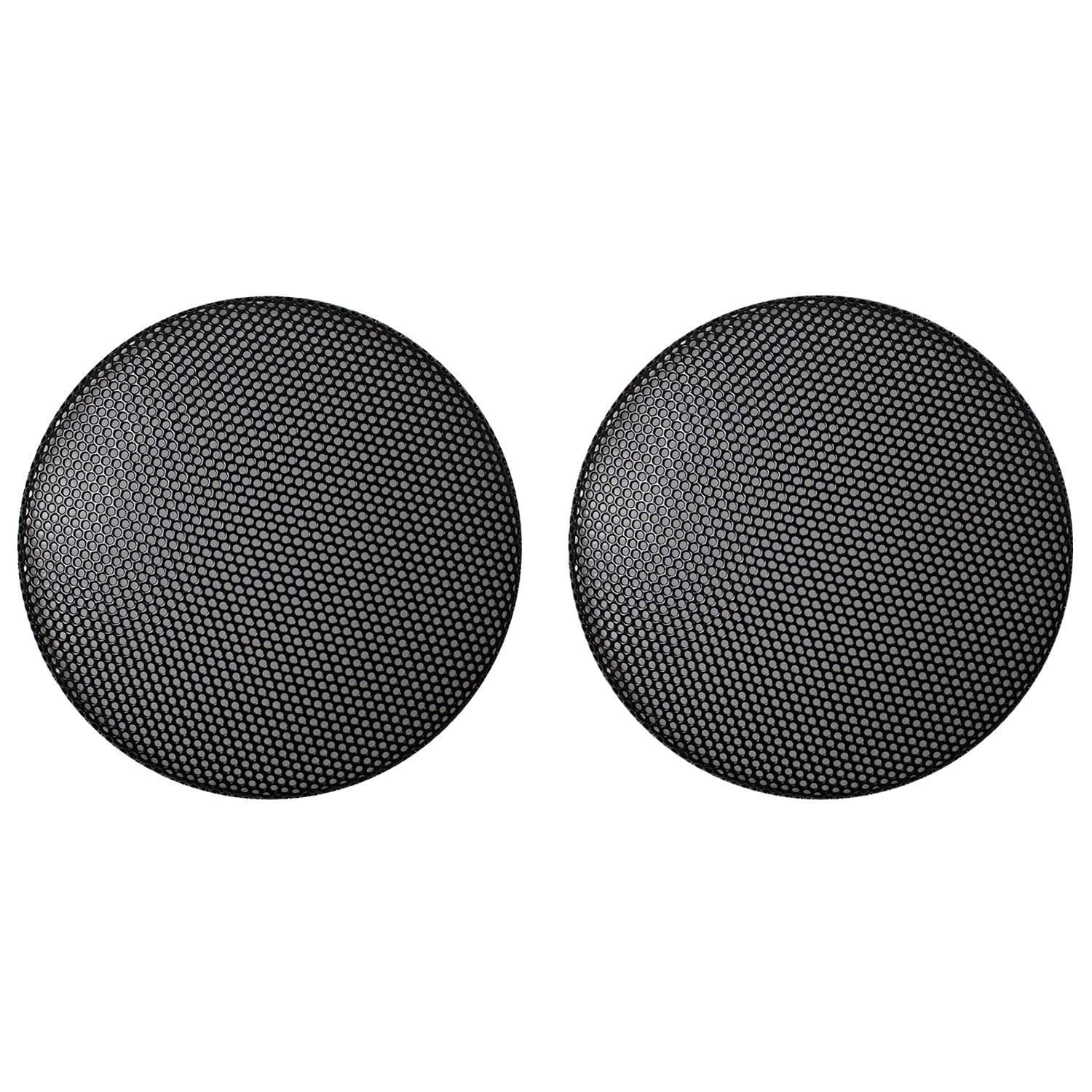4 Inch Speaker Grill Cover Round Metal Mesh Speaker Grills Guard Protector Dust Cover Replacement- 2 Pack, Black