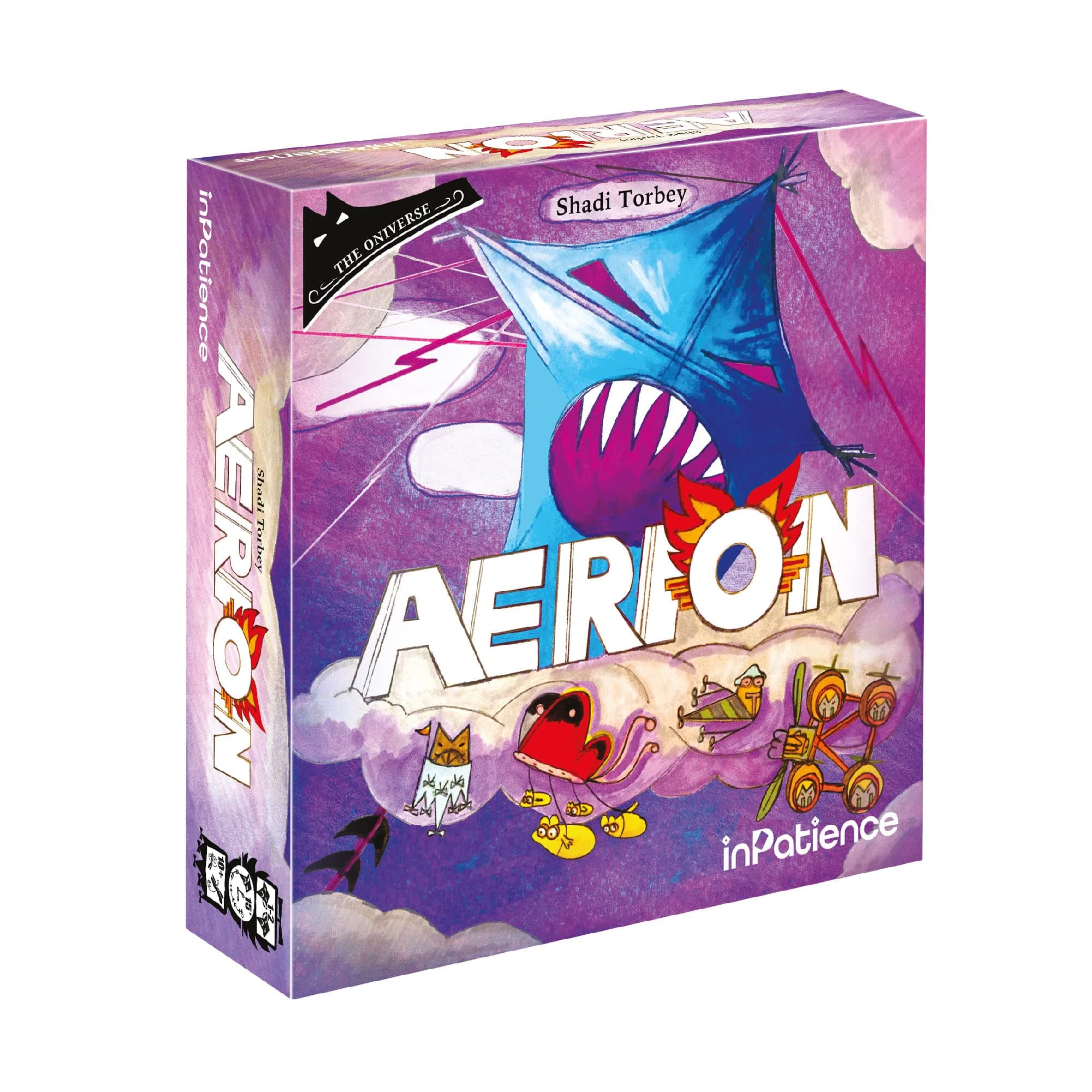Aerion Board Game | Solo or Cooperative Two Player Strategy Game from The Oniverse | Fun Family Game for Adults and Kids | Ages 10+ | 1-2 Players | Average Playtime 15 Minutes | Made by