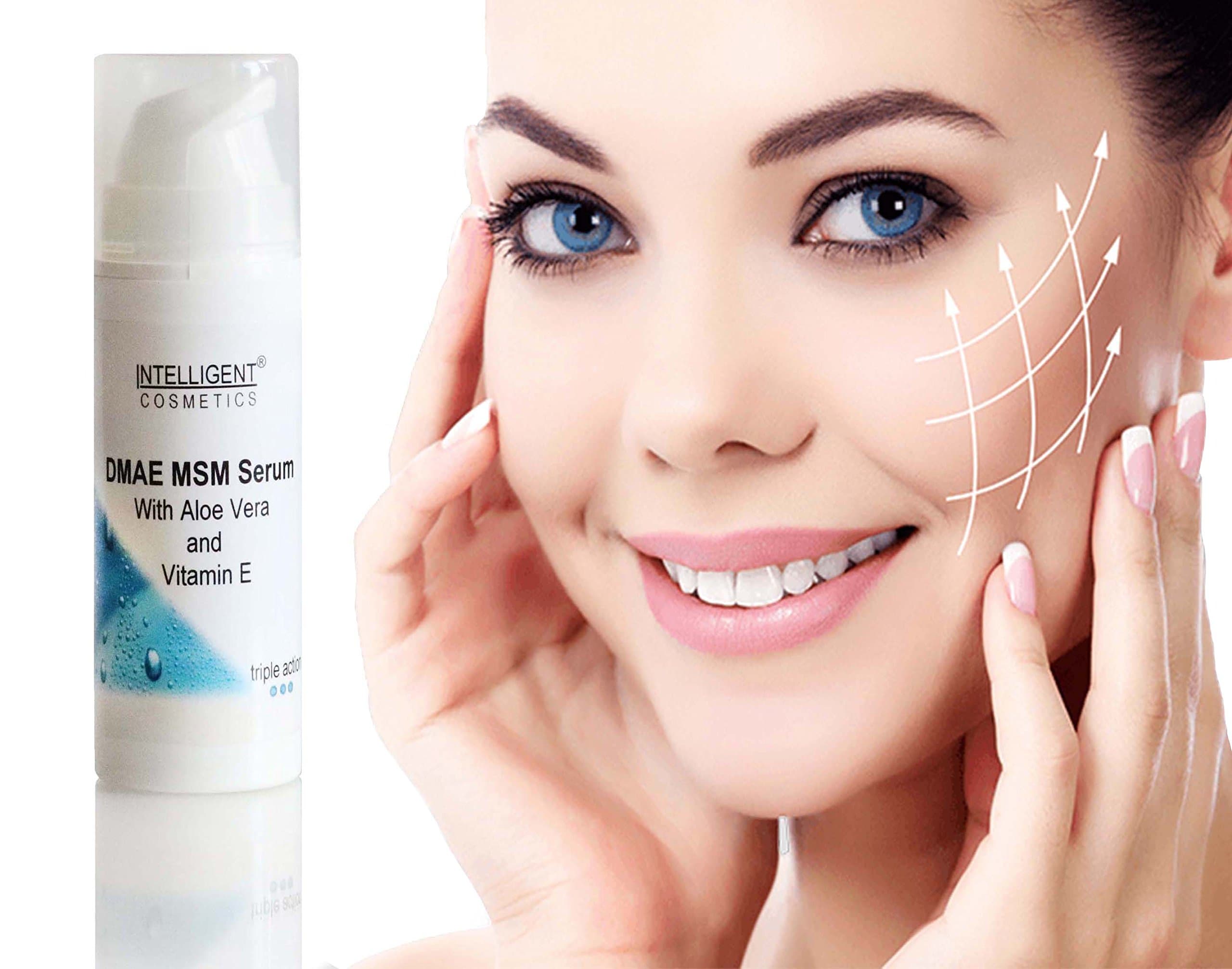 DMAE MSM Serum Anti Aging, Anti-oxidant Anti Wrinkle Firming Collagen Booster 30ml