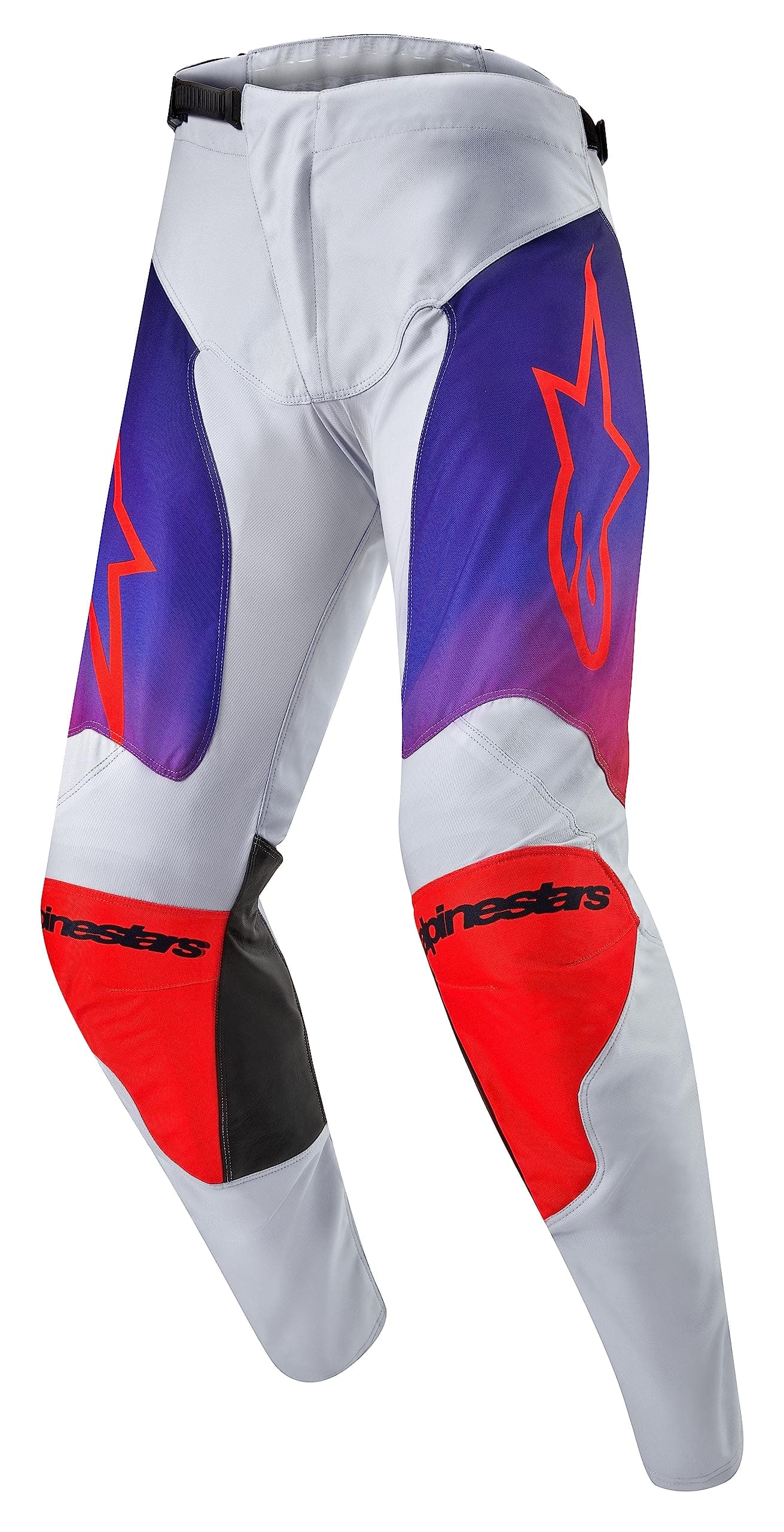 3721324-924-28: Racer Hoen Pants Lt Grey/Hot Orng/Blk Sz 28