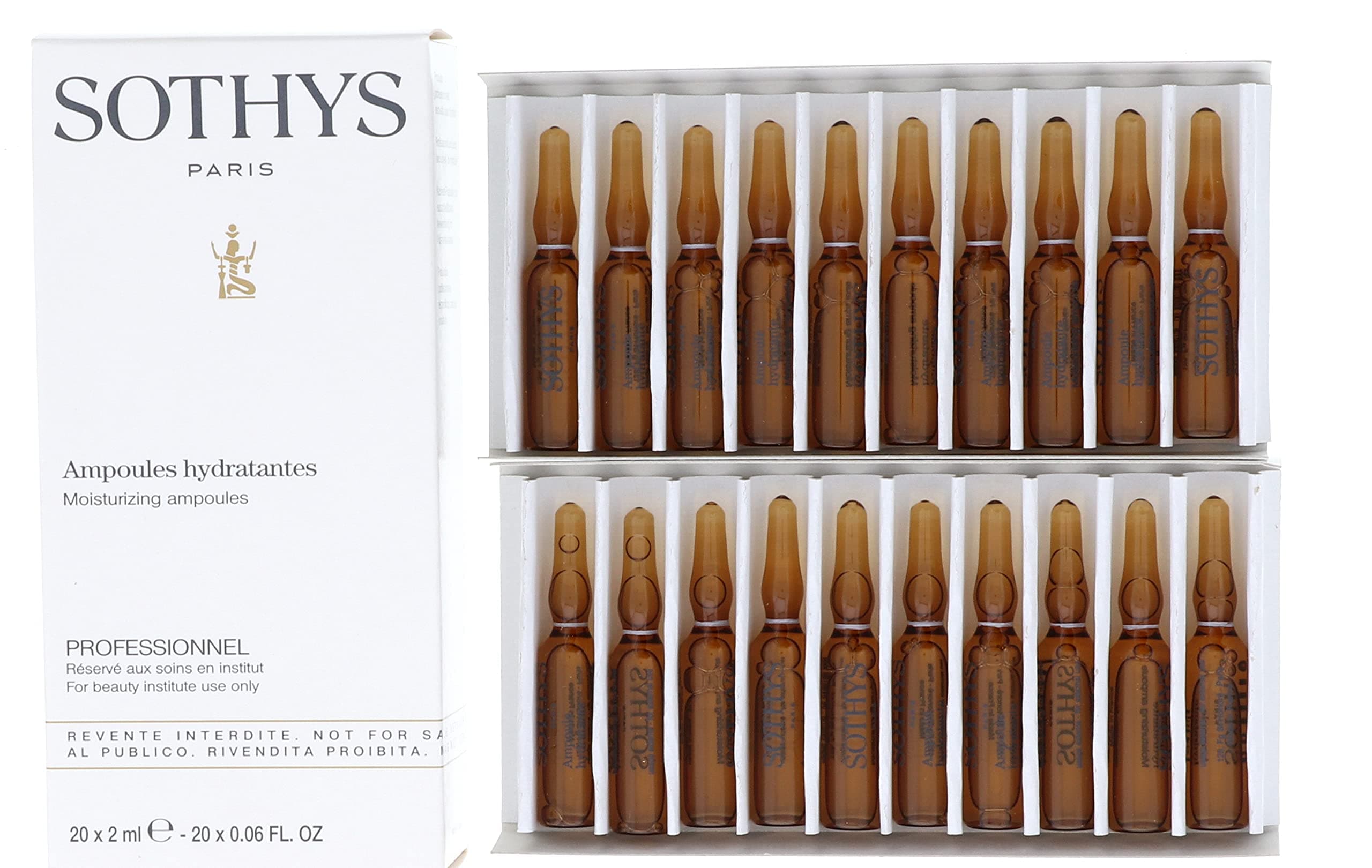 Sothys Moisturizing Ampoules 20 X 0.06oz./2ml. PRO