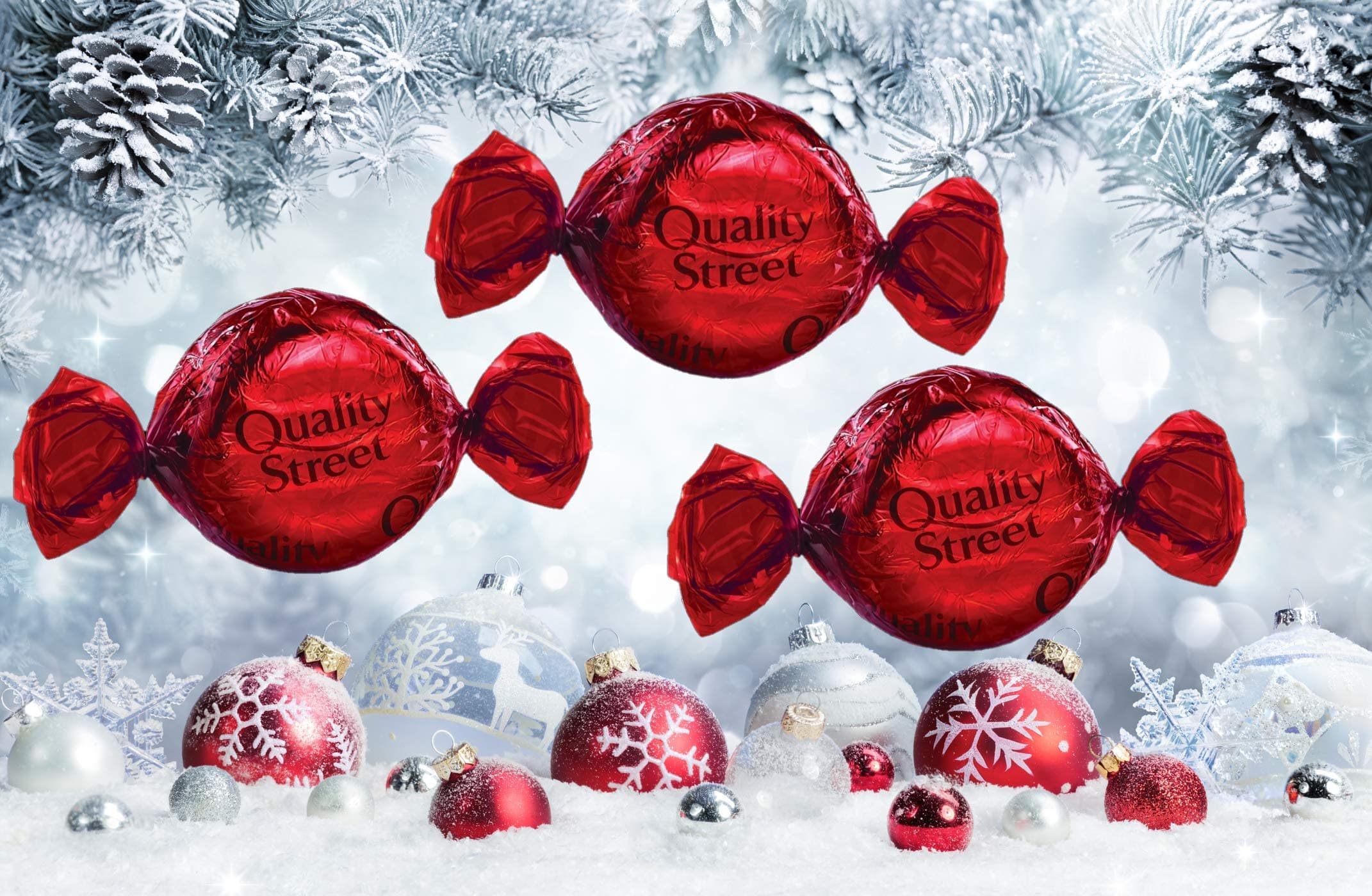 Quality Street Pick n Mix - Choose Your Favourite Flavour By Happy Candy® (Strawberry Creme, 25 Individually Wrapped)