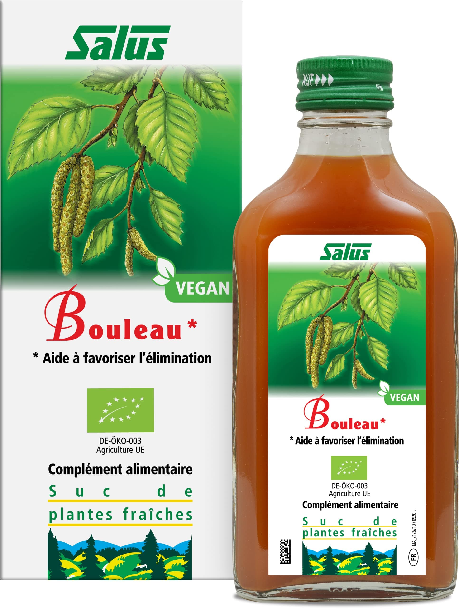 Salus 100% Pure Organic Birch Fresh Plant Extract 200 ml