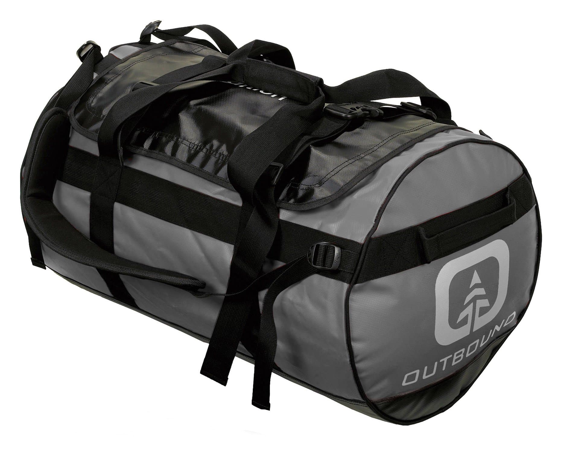 Heavy Duty PVC Splashproof 90 Liter Expedition Duffle (Grey, Large)
