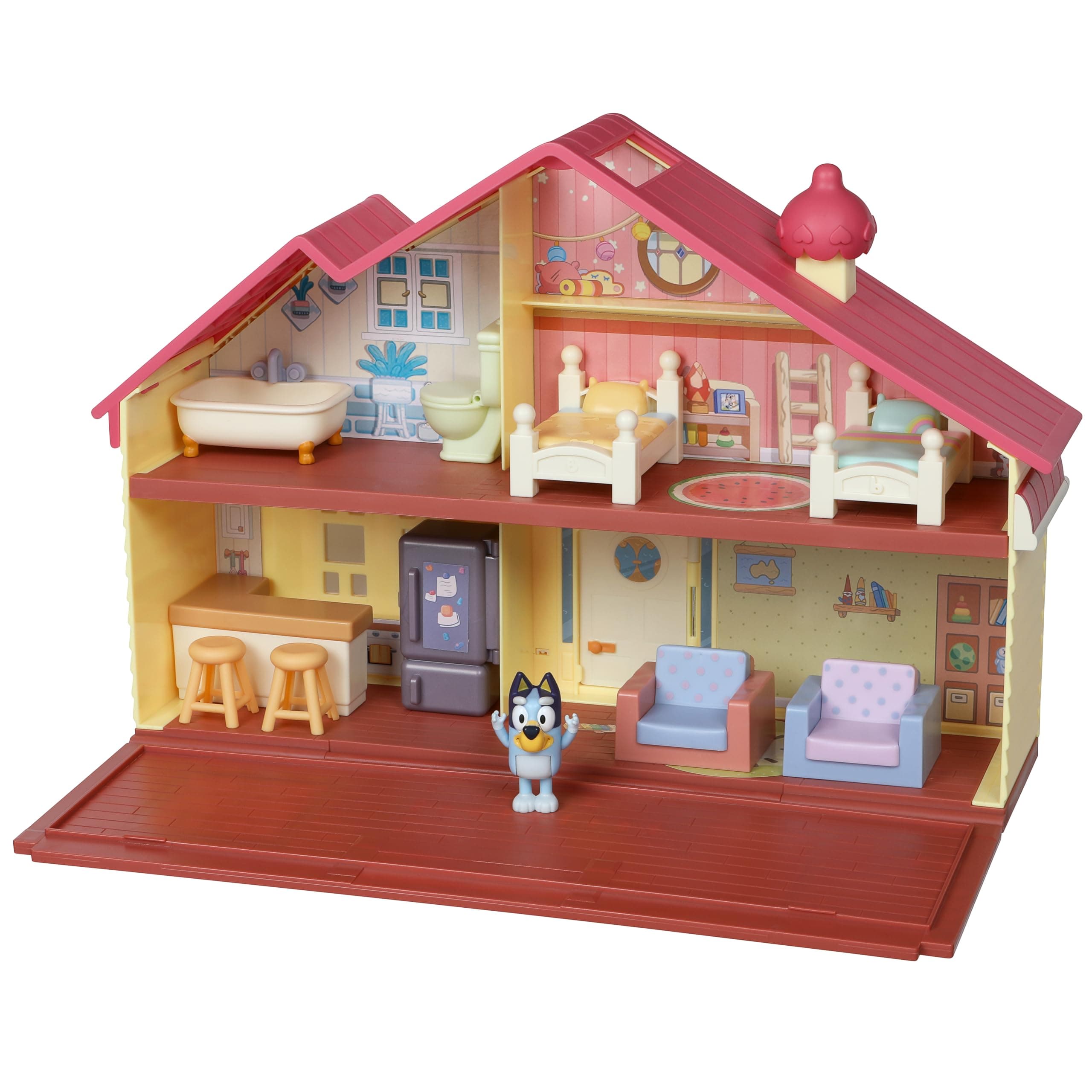 Bluey Mega Bundle Home, BBQ Playset, and 4 Figures | Amazon Exclusive