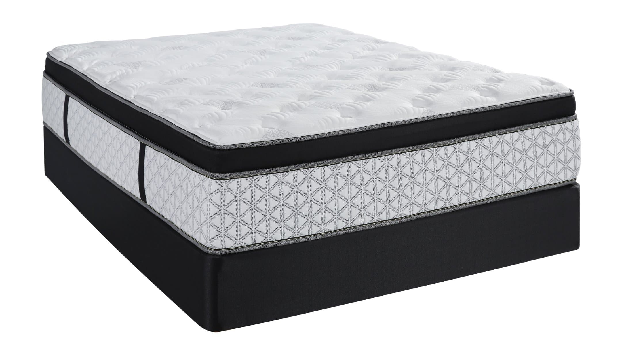 Restonic ComfortCare Select Dromore Euro Top Mattress, Full, Black