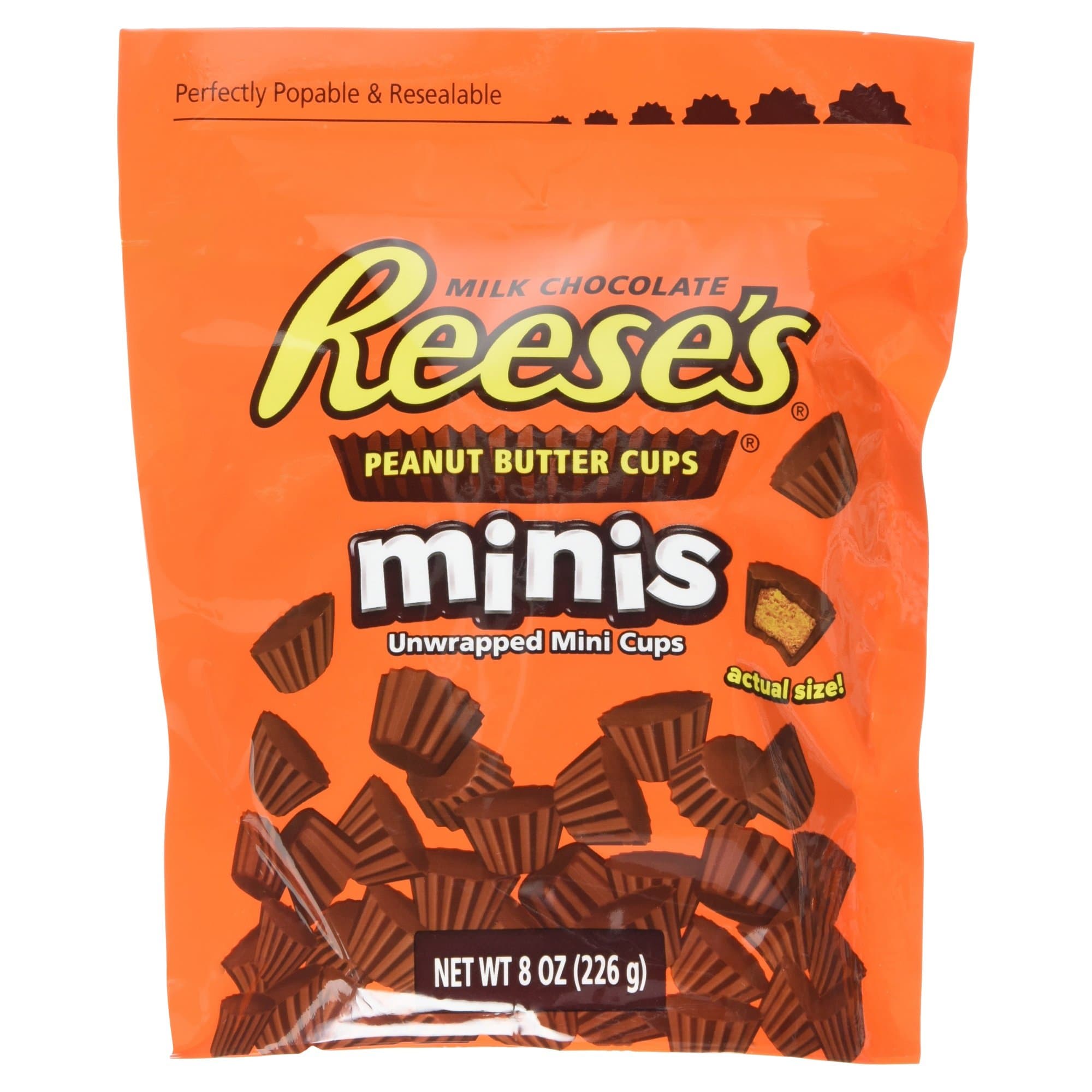 Reeses's Milk Chocolate Peanut Butter Cups Minis 8 oz