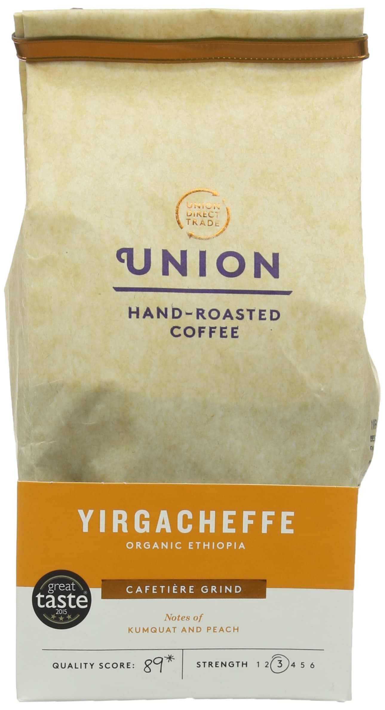 Organic Hand Roasted Yirgacheffe Ethiopia Ground Coffee, 200g