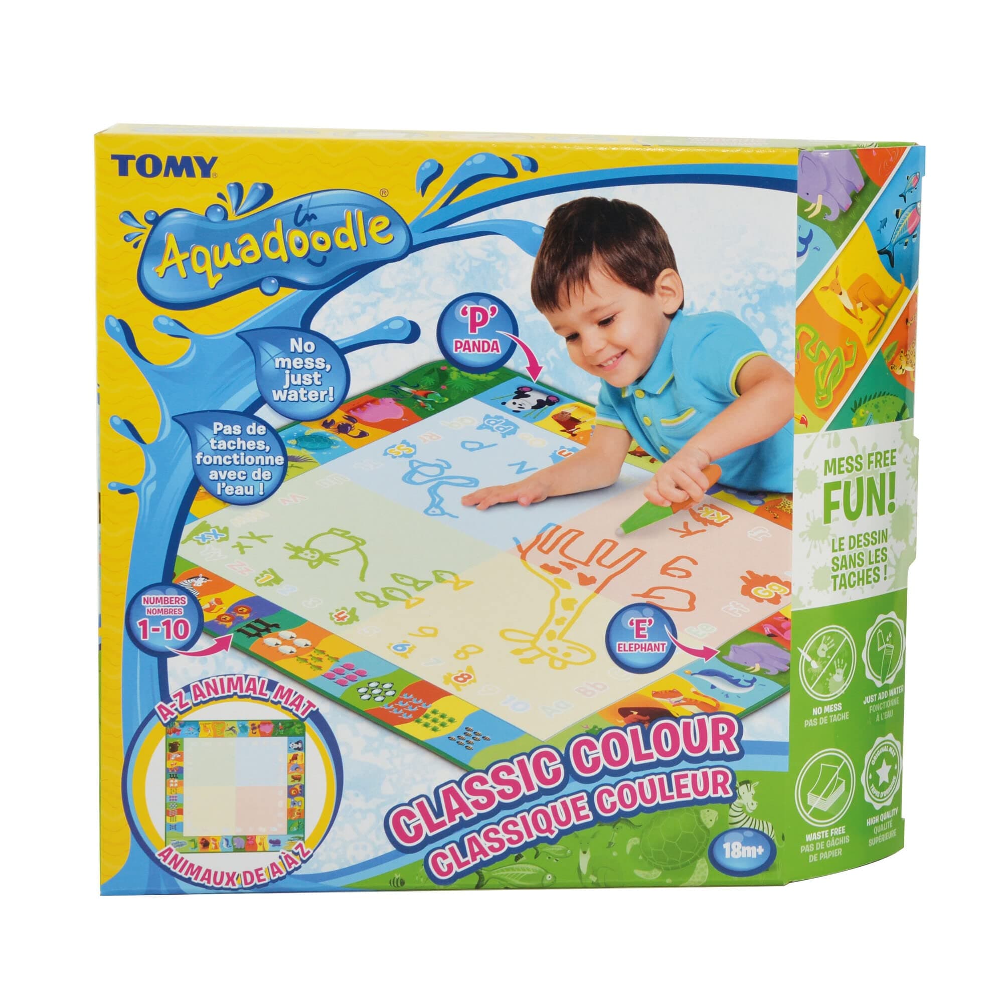 TOMY AQUADOODLE Classic Colour – Creative Learning Toy for Toddlers, Mess-Free Drawing & Fun