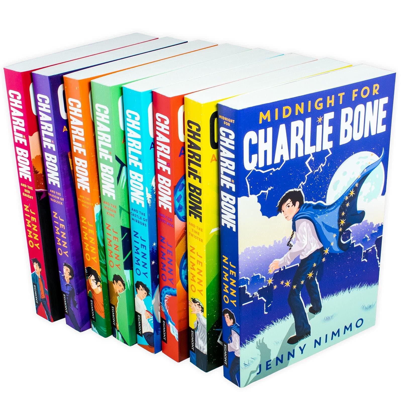 Charlie Bone Pack, 8 books, RRP £47.92 (Blue Boa; Castle of Mirrors; Charlie Bone & Hidden King; Charlie Bone & The Red Knight; Charlie Bone:Shadow Of Badlock; Charlie Bone:Wilderness Wolf; Midnight For Charlie Bone; Time Twister). (Children of the Red King)