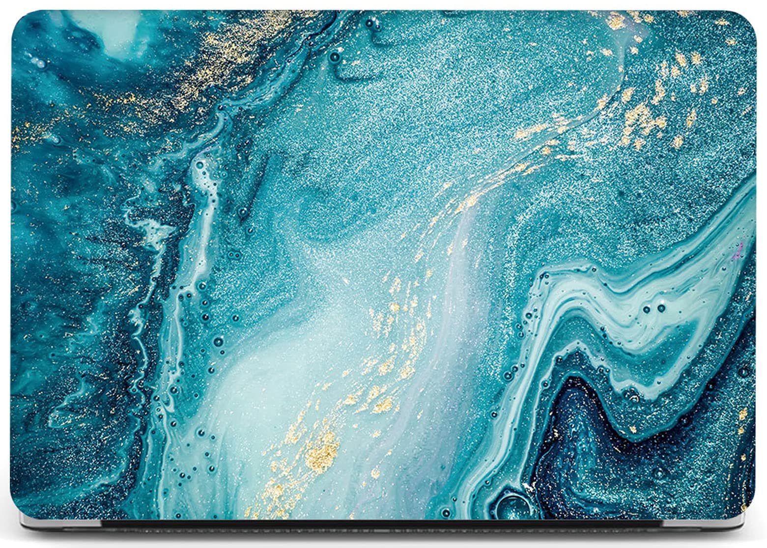 AQYLQ Compatible with MacBook Air 13/13.3 Inch Landscape Case(Old Version 2017 2016 2015 2014 2013 2012 2011 2010 Release A1466 A1369),Plastic Hard Shell Protective Case Cover - Creative Wave