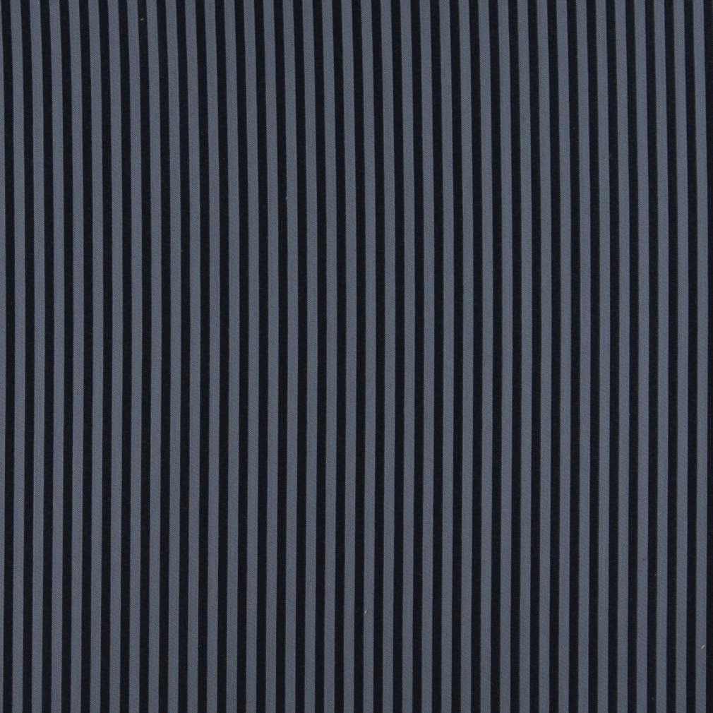 Discounted Designer Fabrics Navy and Blue Thin Striped Jacquard Woven Upholstery Fabric by The Yard - SKU: Joseph Ocean