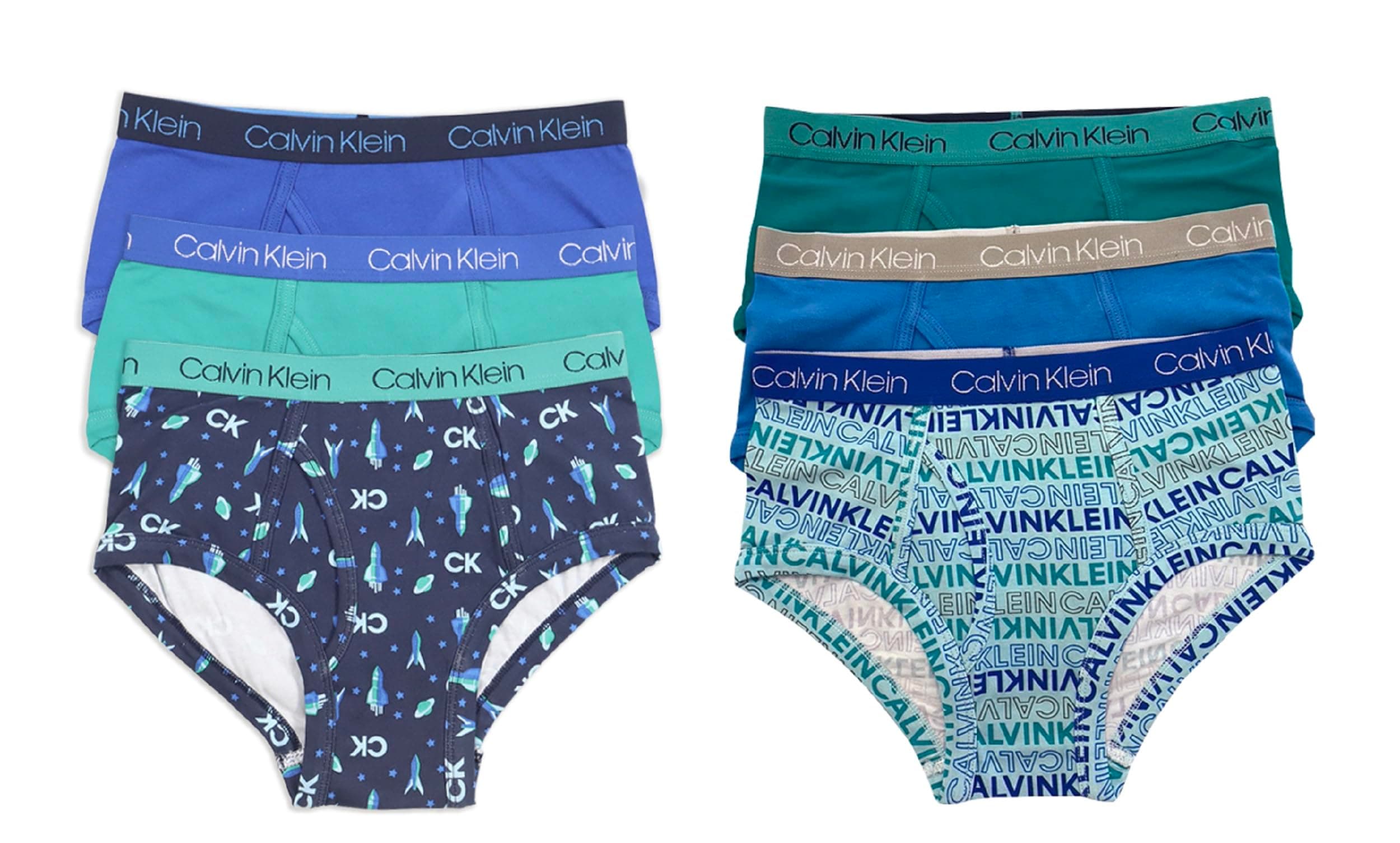 Calvin KleinBoys' Modern Cotton Briefs 6-Pack