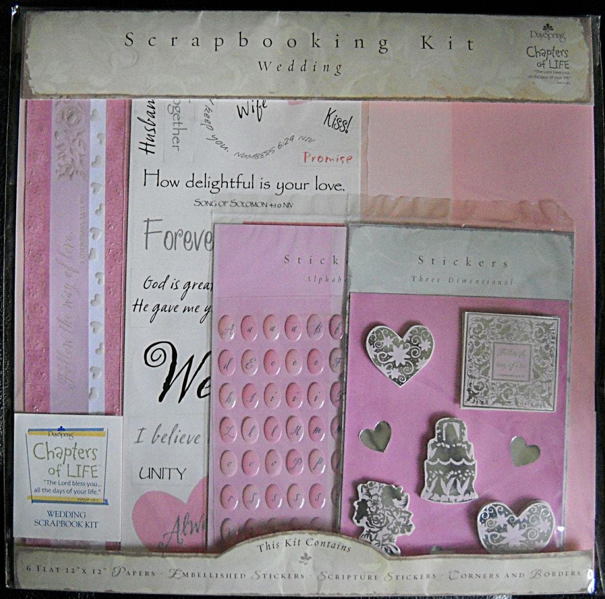 Wedding Inspirational 12" x 12" Scrapbook Kit (45514)