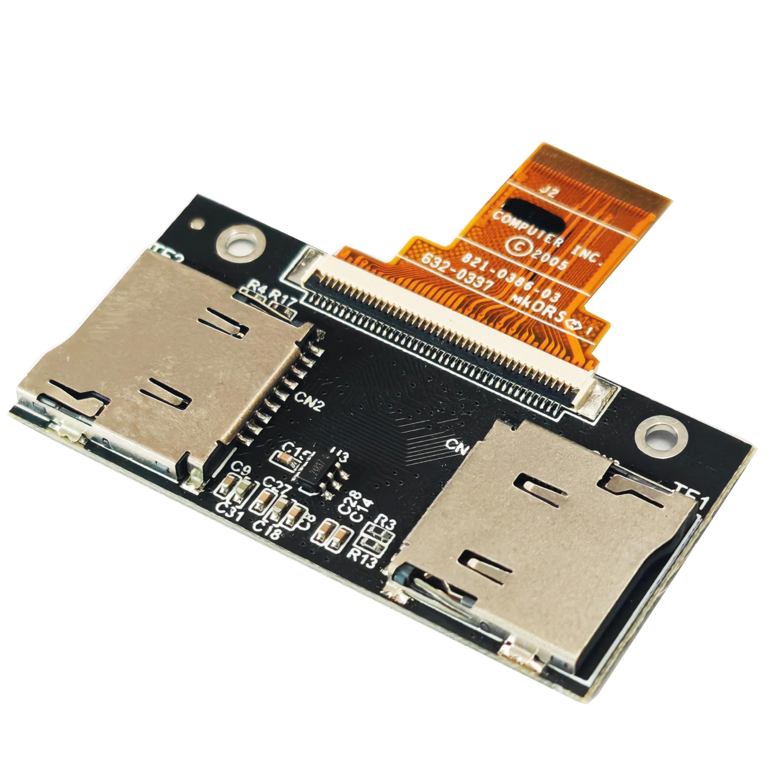 Sintech Dual Micro SD to 40Pin ZIF CE Adapter Card,Compatible with iPod Classic iPod Video 5th 5.5th 6th 6.5th 7th 7.5th TF Card Adapter Replace MK8022GAA MK1634GAL MK1231GAL