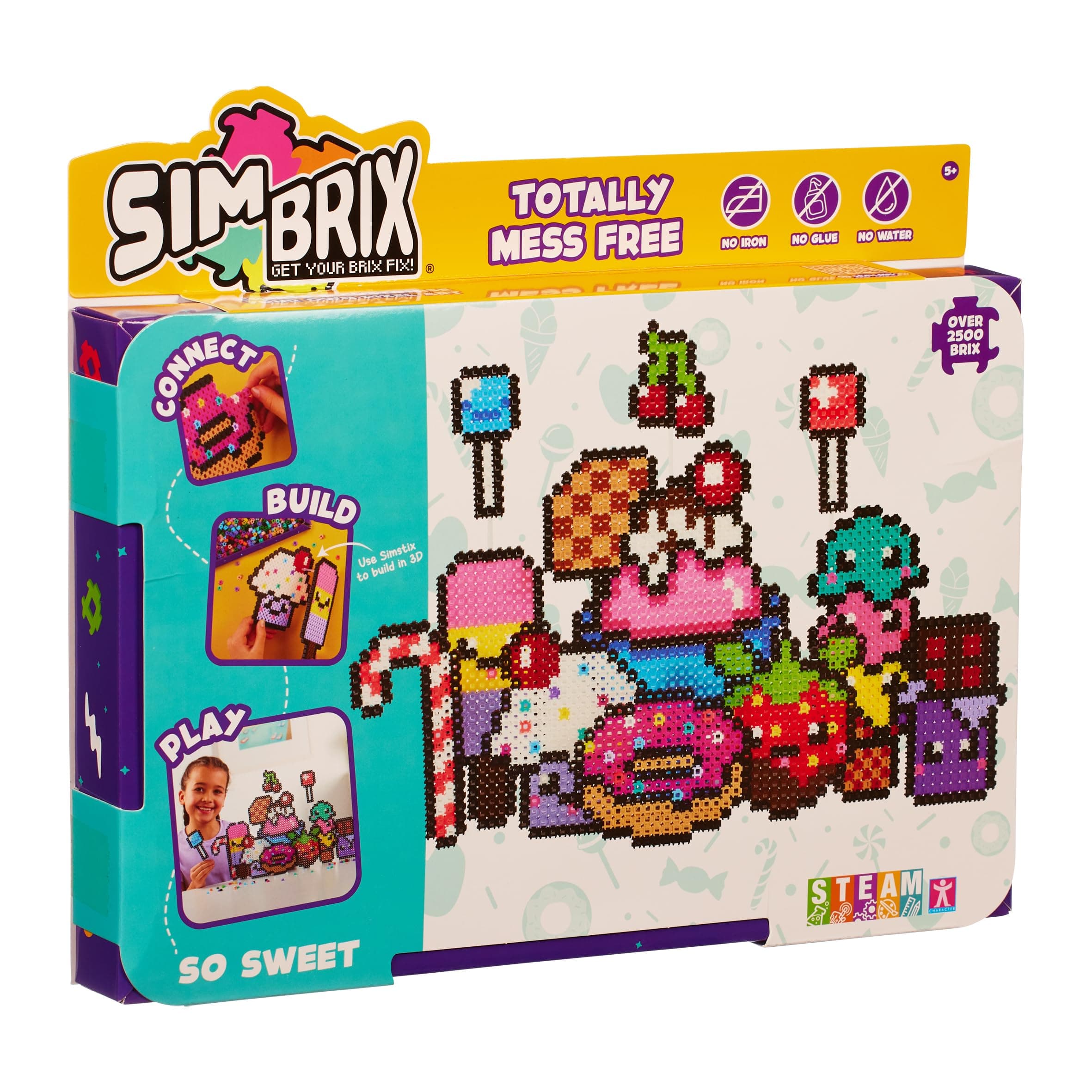 Simbrix Feature Pack So Sweet with 2500+ brix Creative Activity STEAM Arts and Crafts Kids’ Toys for Girls & Boys Ages 5 and up