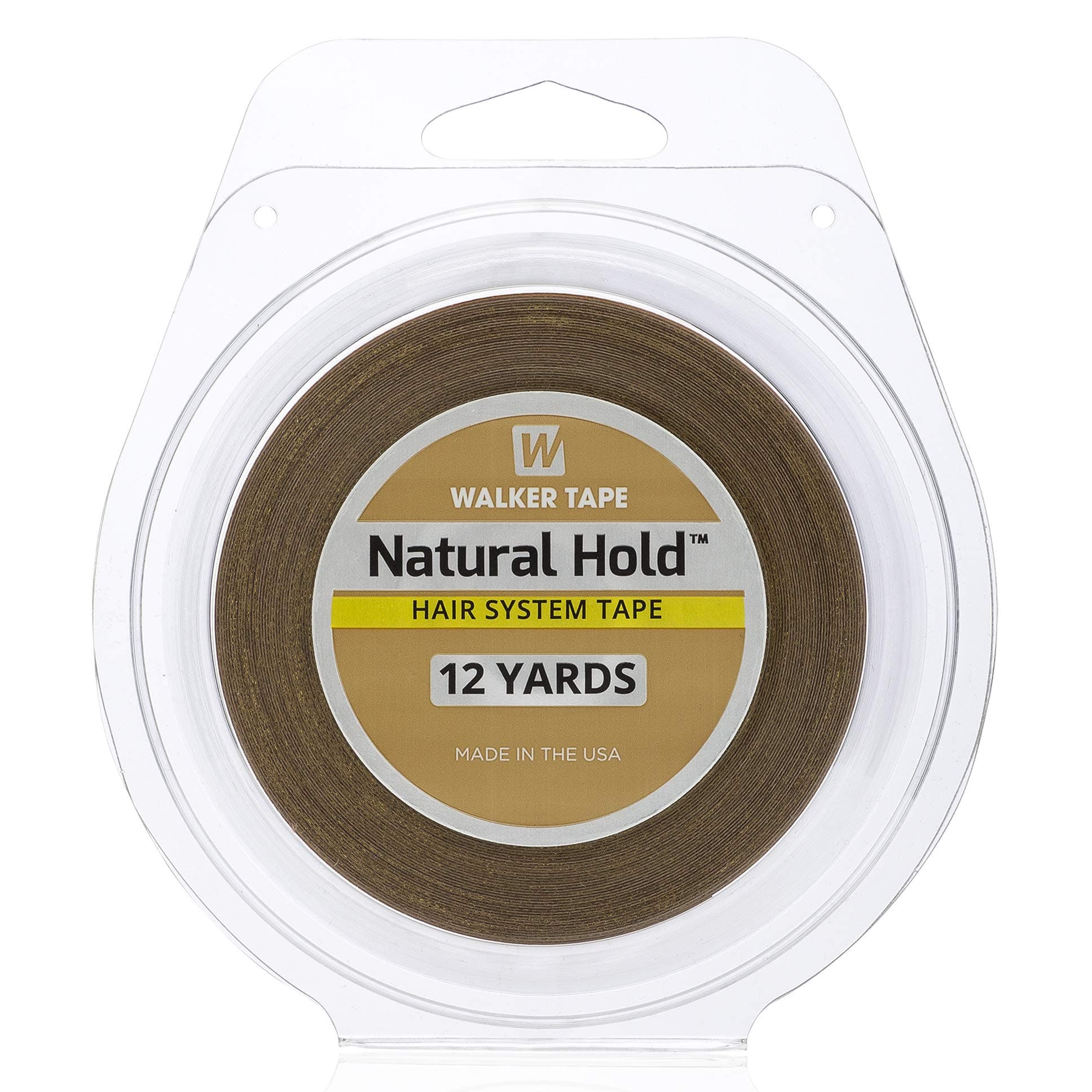 Natural Hold Tape 1" X 12 Yard Double Side Adhesive