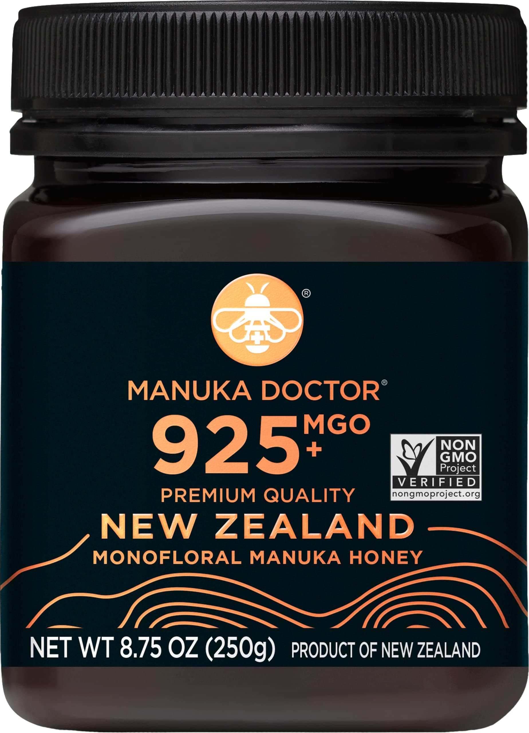 MANUKA DOCTOR - MGO 925+ Manuka Honey Monofloral, 100% Pure New Zealand Honey, RAW. Non-GMO (248g)