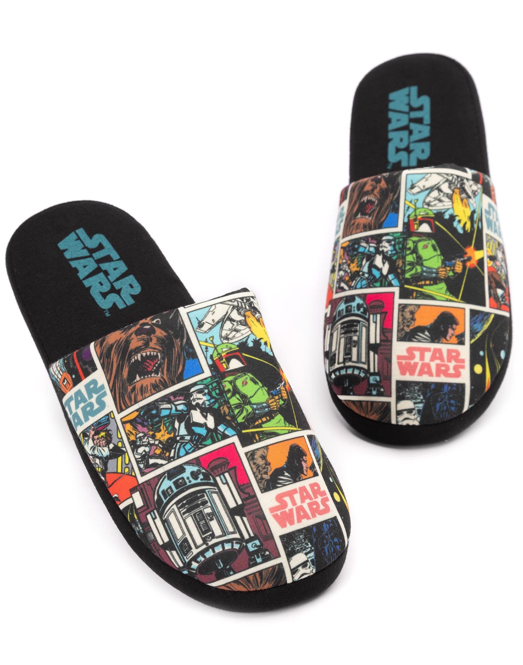 Slippers Men | Adults Comic Slip-On House Shoes | Merchandise Gifts For Him 7-8 UK