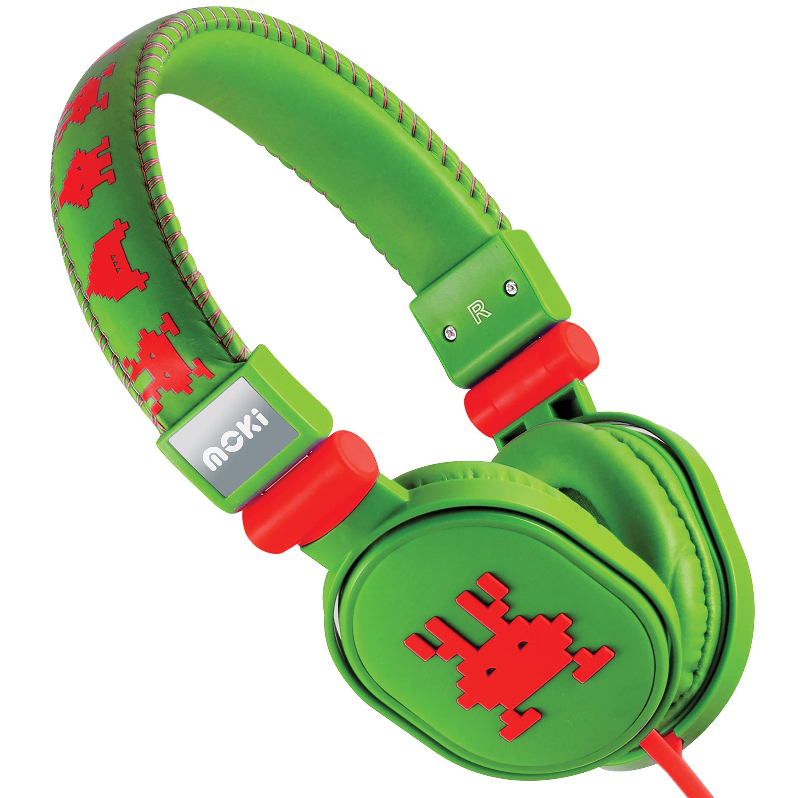 Moki ACCHPPOF Martian Soft Cushion Headphones, Green