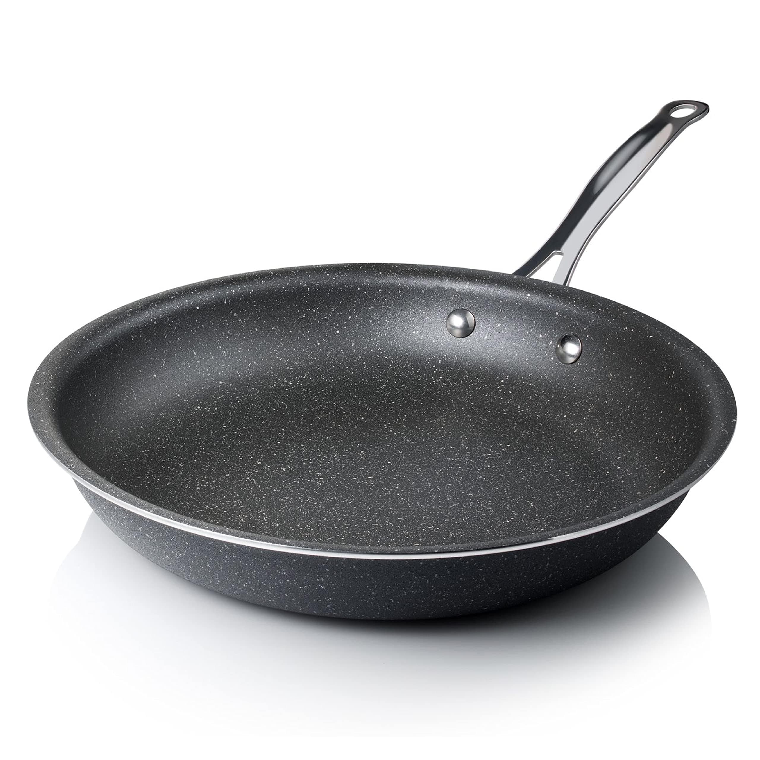 Granitestone11" Non-Stick Frying Pan with Mineral/Diamond Coating for Long Lasting Nonstick Skillet for Cooking with Stay Cool Handles, Oven/Dishwasher Safe, Non-toxic