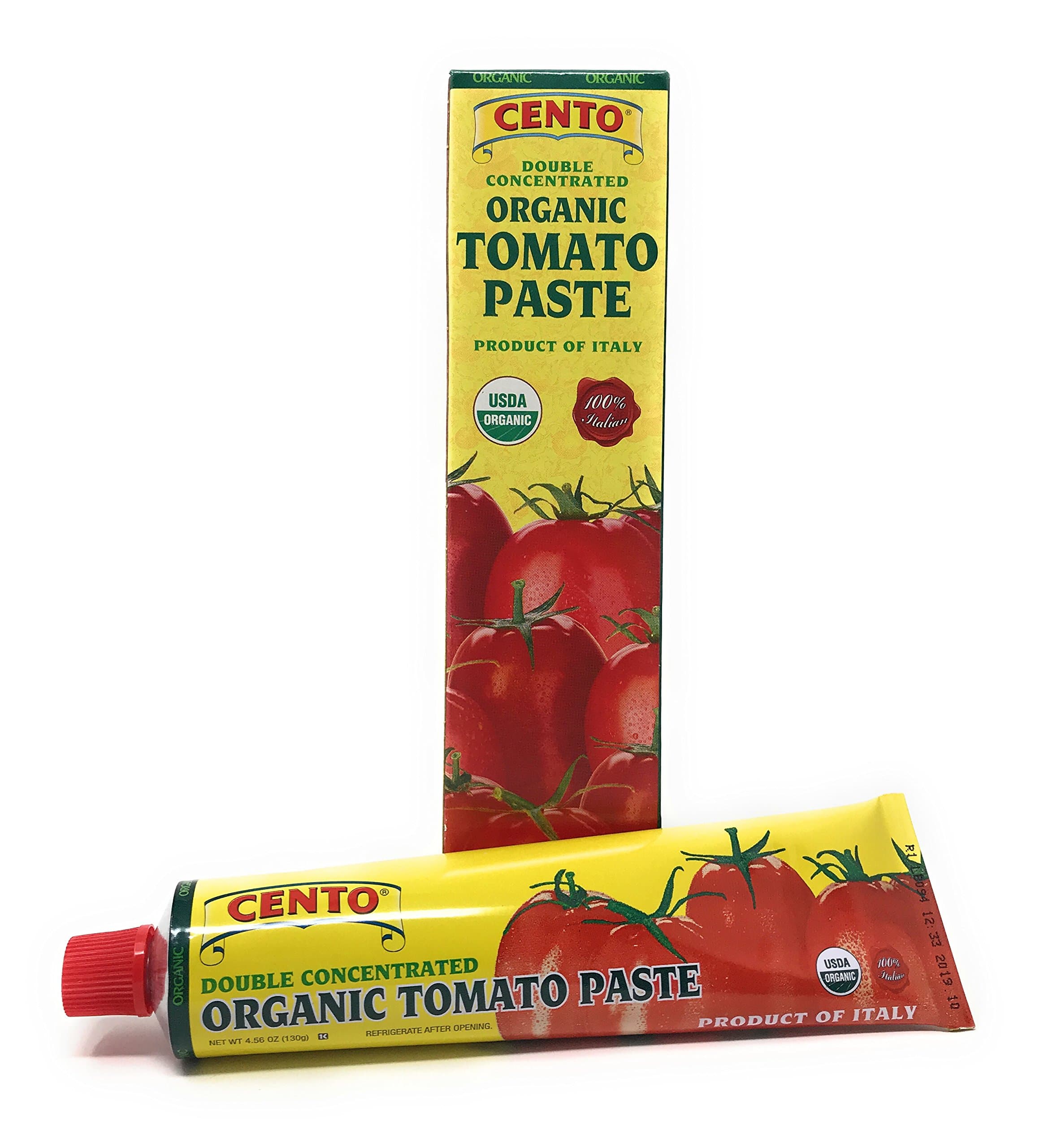 Double Concentrated ORGANIC Tomato Paste - 2/ 4.56 oz tubes