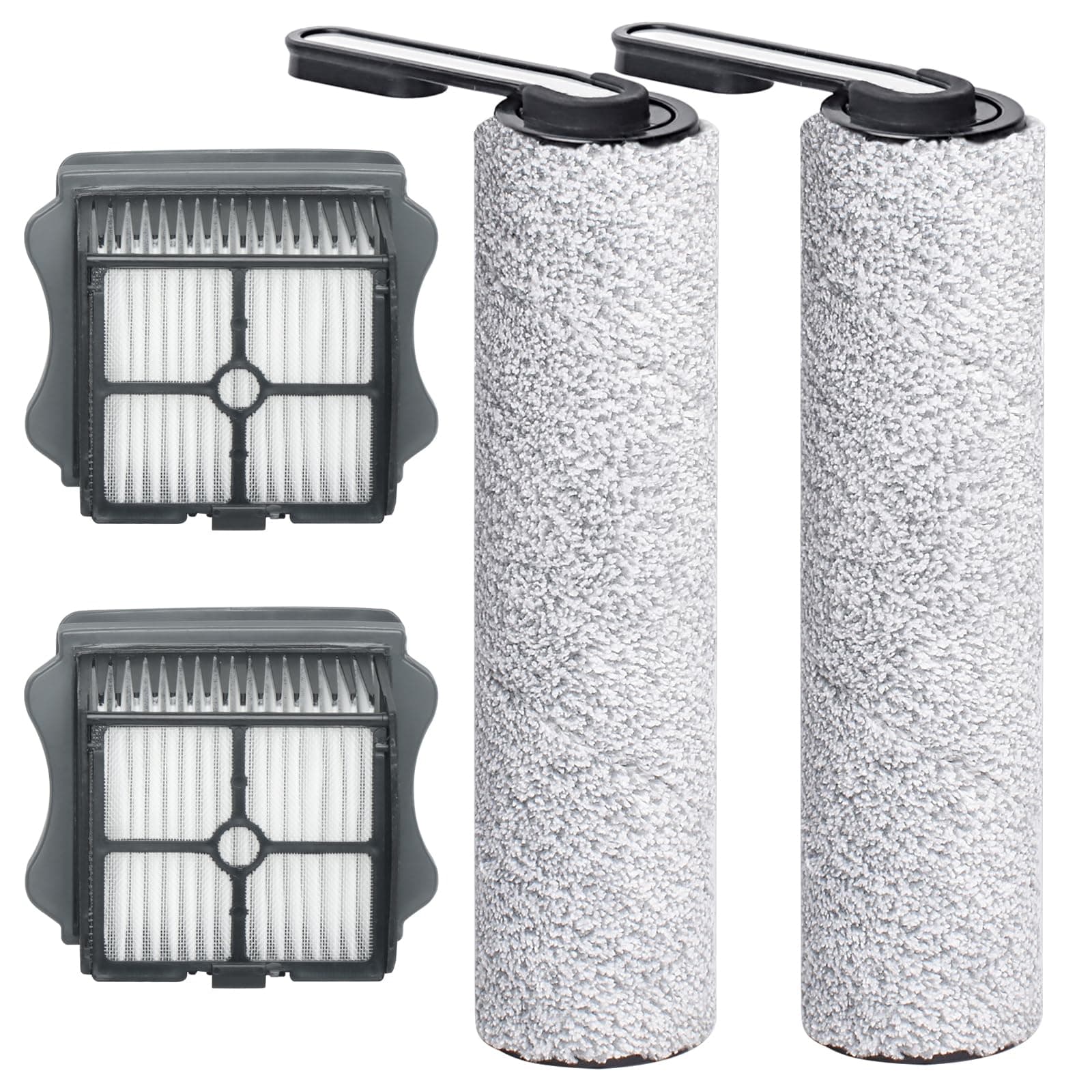 Floor One S5 Replacement Brush Roller and HEPA Filter for Tineco Floor ONE S5 & S5 PRO 2 Cordless Wet Dry Vacuum Cleaner, Replacement Roll Parts for Tineco cleaning solution refill