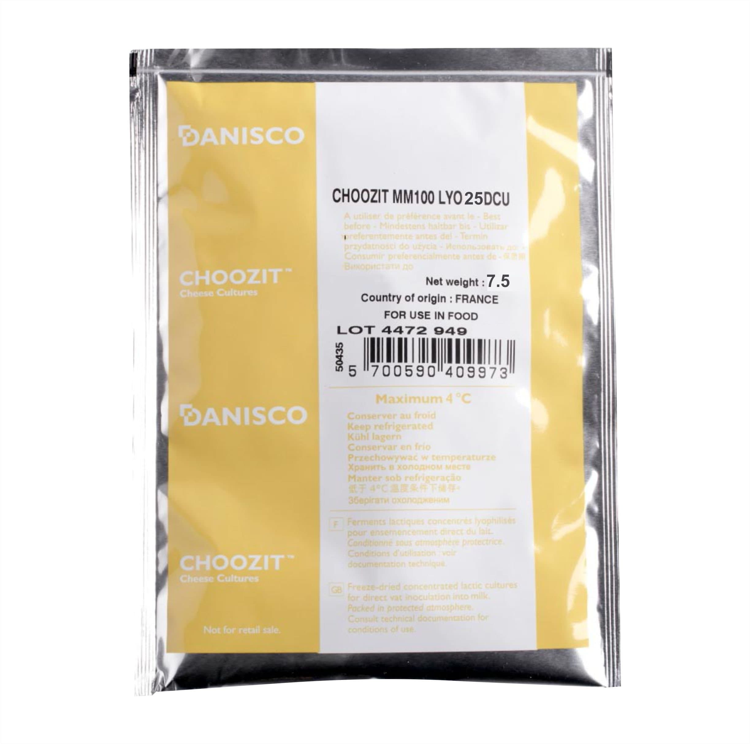 MM100 Mesophilic Culture 25 DCU