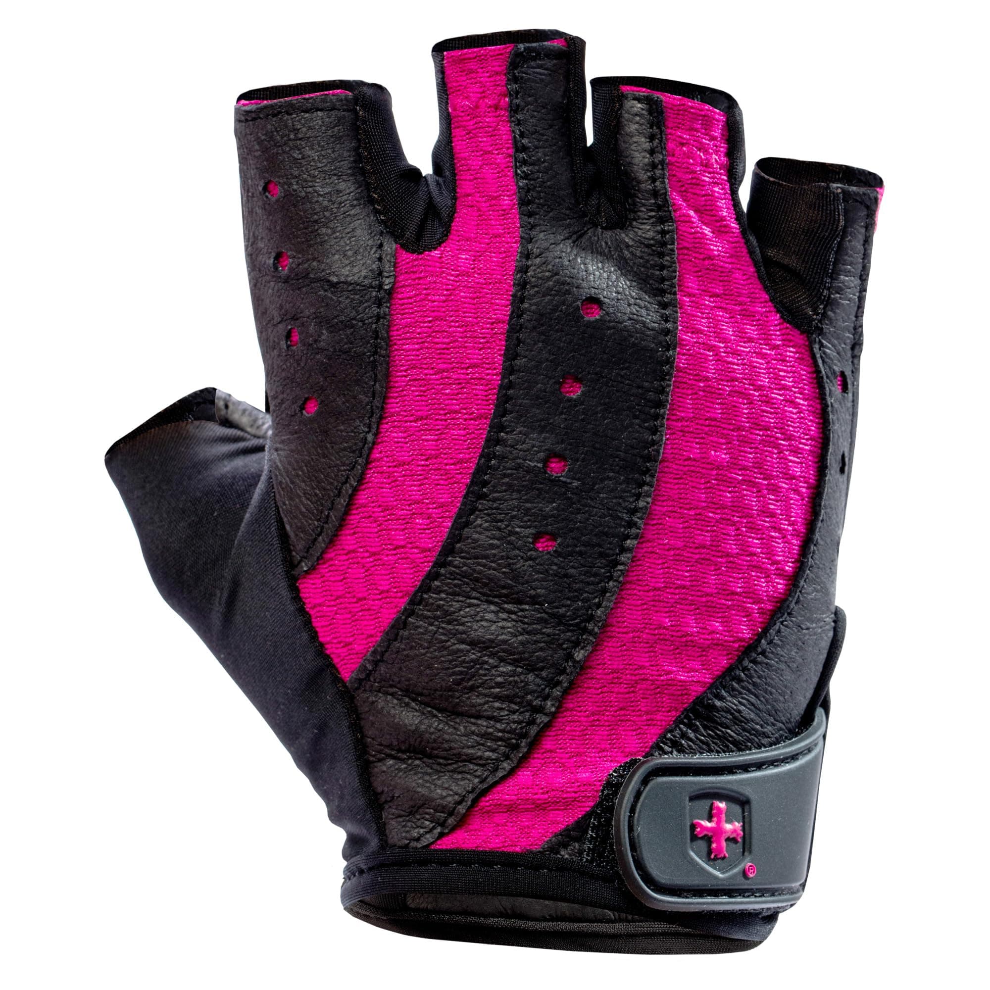 Women's Pro Weightlifting Gloves with Vented Cushioned Leather Palm (Pair)
