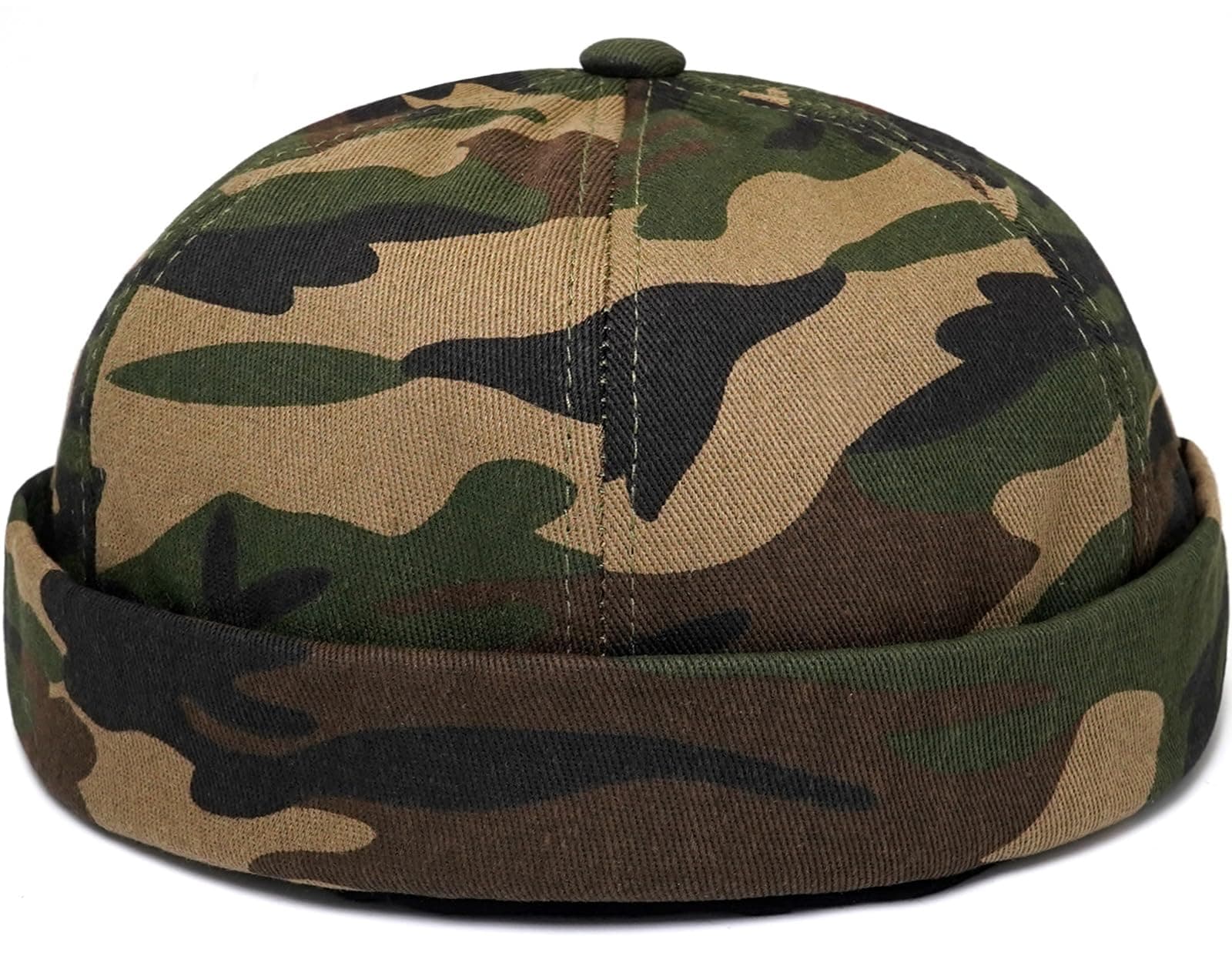 YeeHeenDome Brimless Hats for Women Men Beanie Docker Cap Sailor Skull Cap