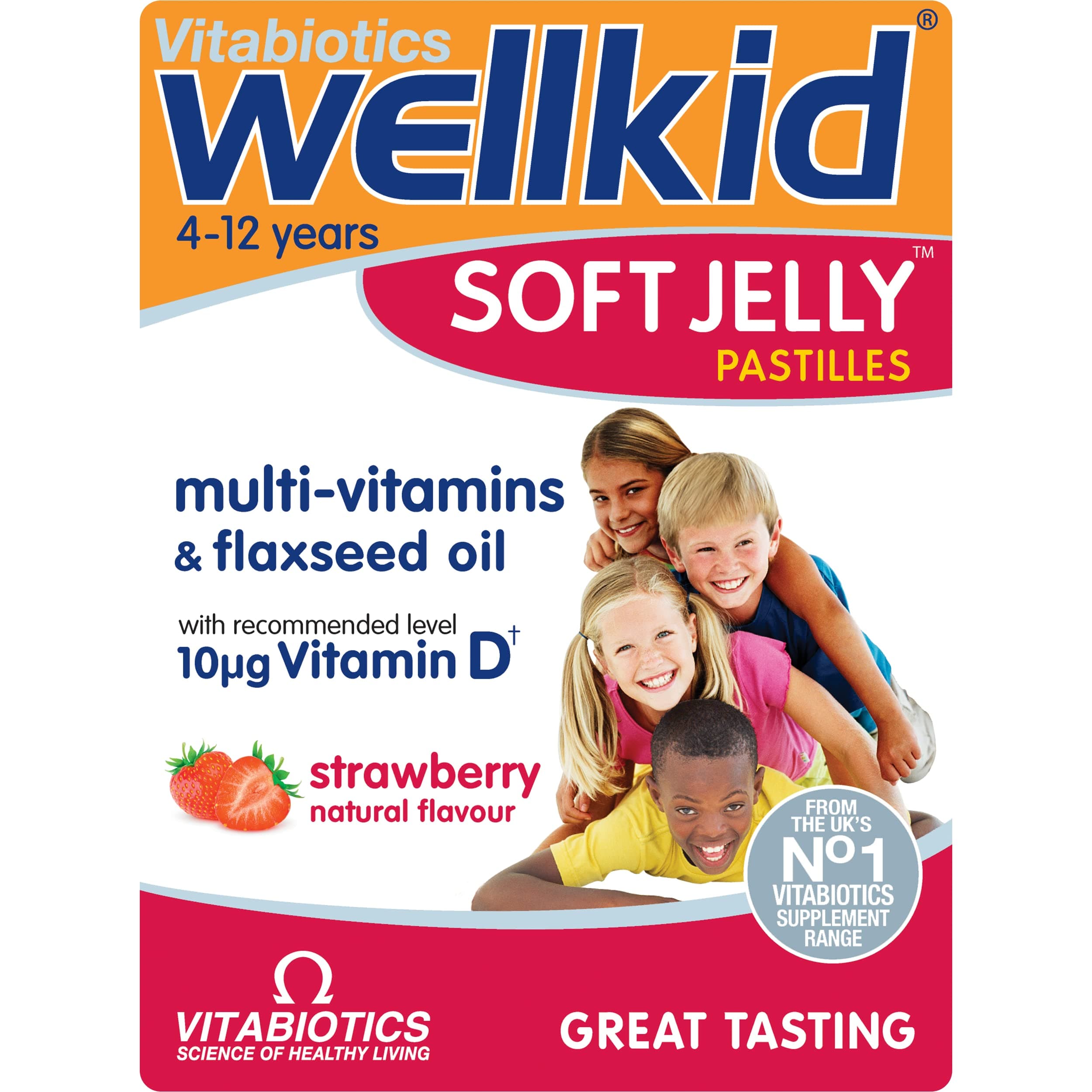 Vitabiotics Soft Jelly Strawberry - 30 Pastilles
