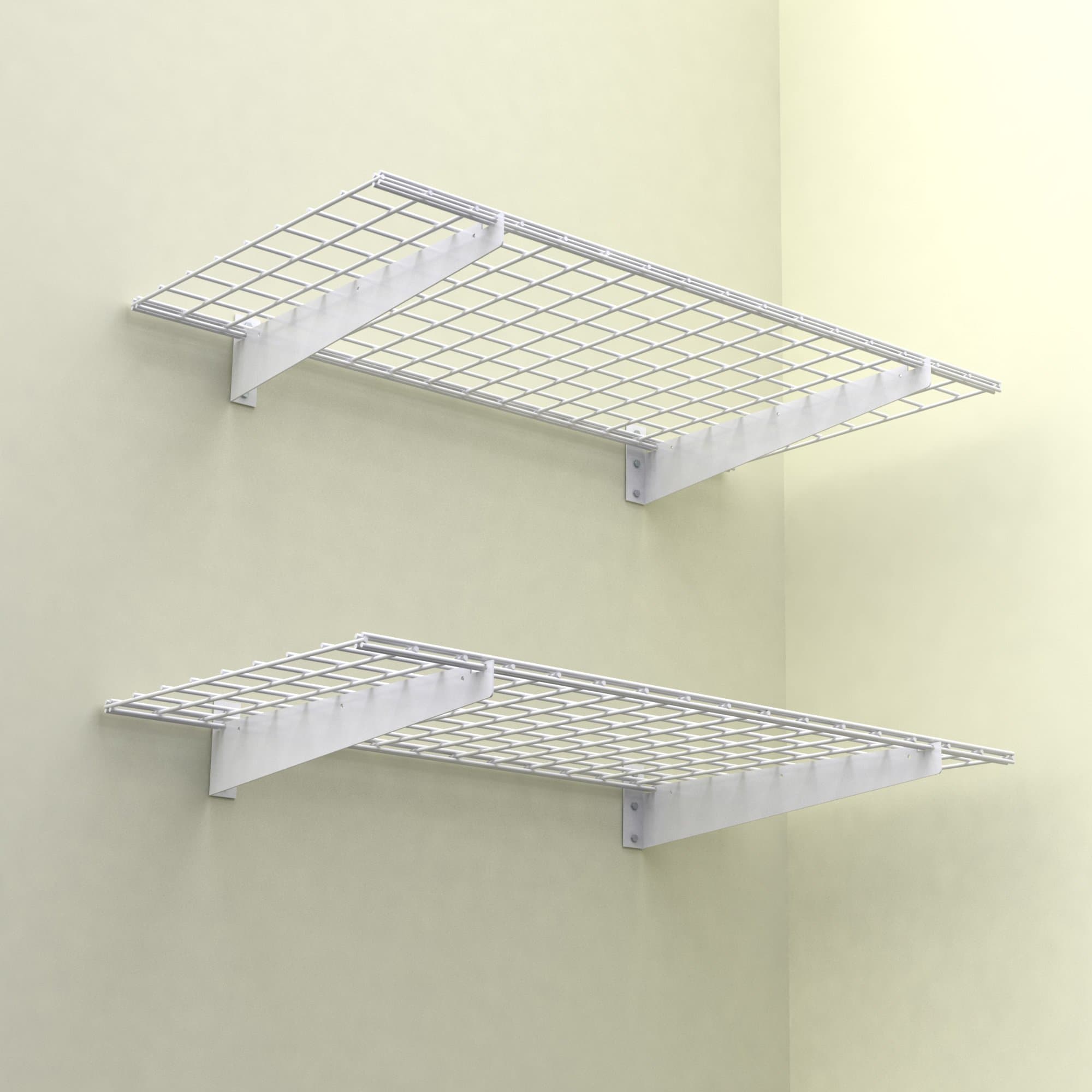 HyLoft 630 48-Inch by 24-Inch Wall Shelf, 2-Pack