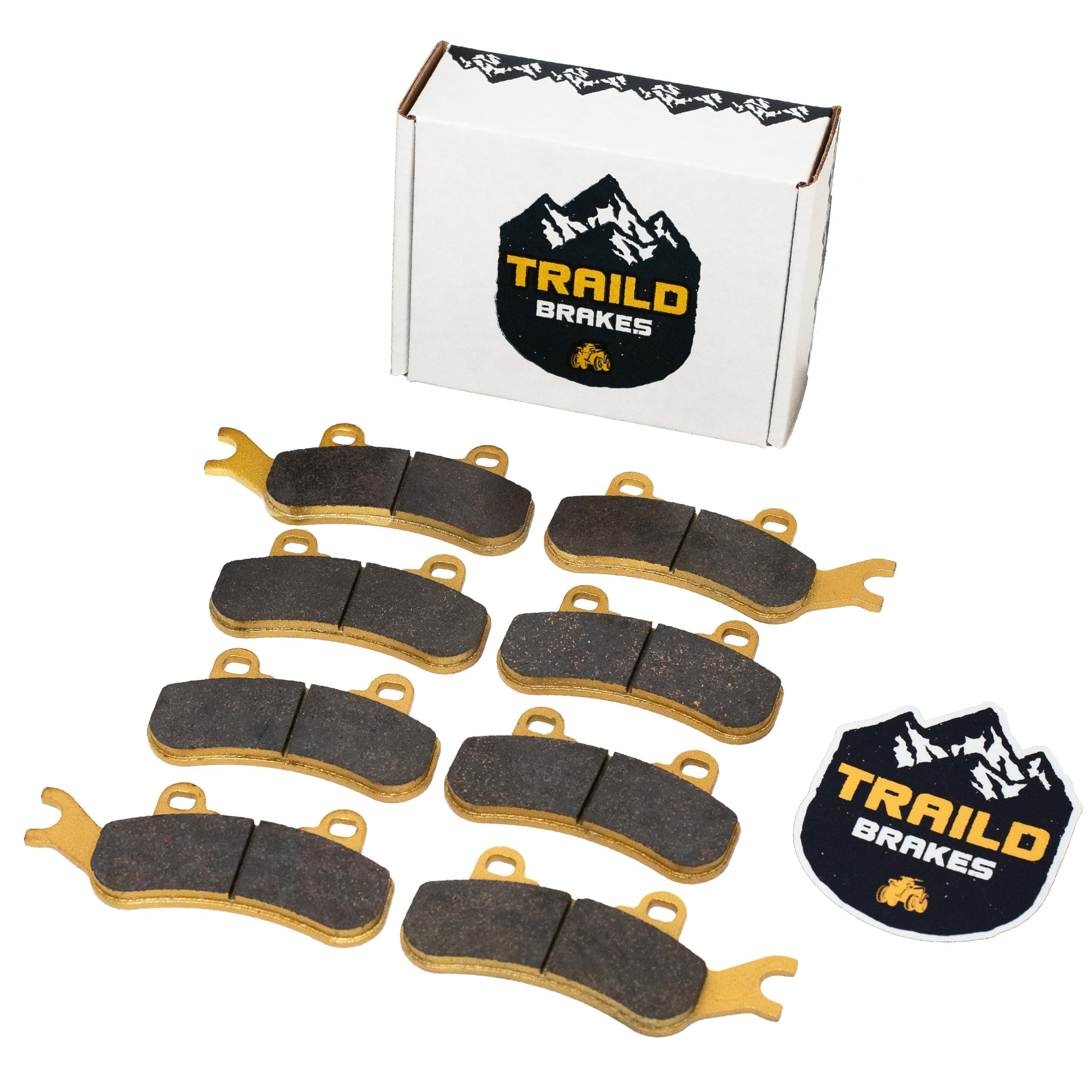 North Ridge Performance Can-Am Maverick X3 Front & Rear Ceramic Brake Pad Set 2017, 2018, 2019 -