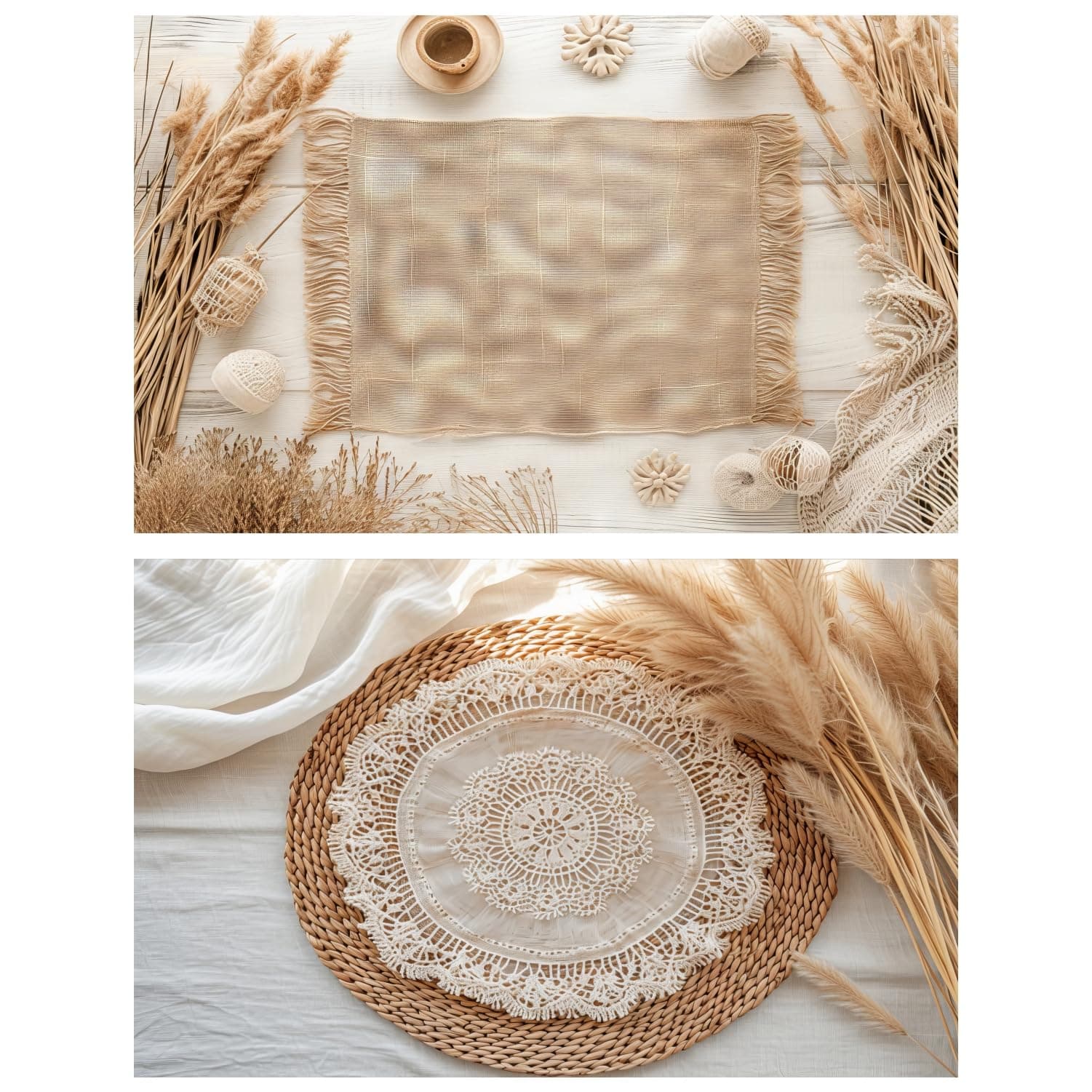 HomeArt Sheet 2 in 1 Product Photography Backdrop 3D Flat Lay Tabletop Double-Sided 20x29 Photo Background PVC Wrinkle Free for Small Products Food, Cosmetics Shoot (Combo 21)