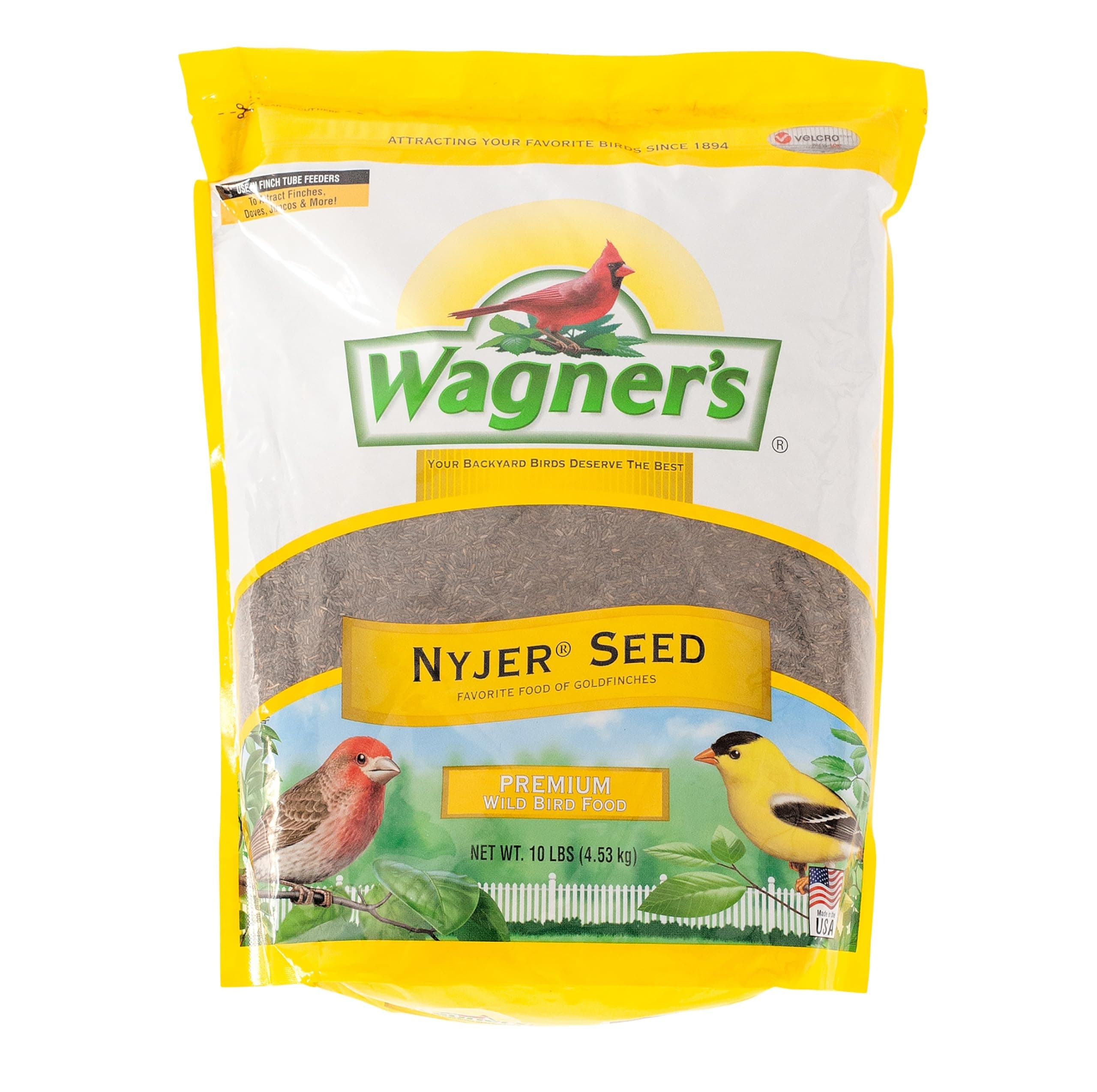 62050 Nyjer Seed Wild Bird Food, 10-Pound Bag
