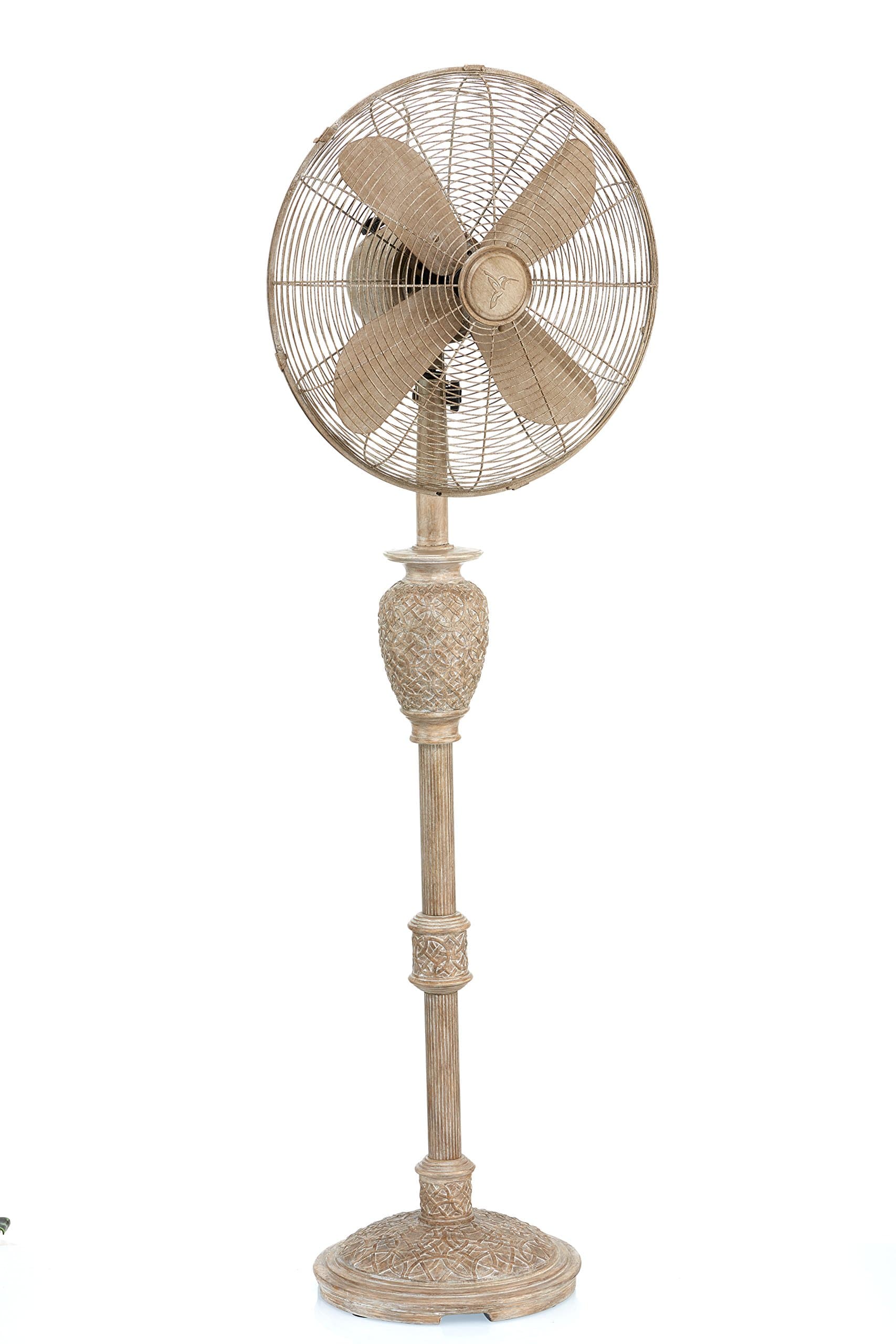 DecoBREEZE Pedestal Fan 3 Speed Oscillating Fan, 16 In, Muriel