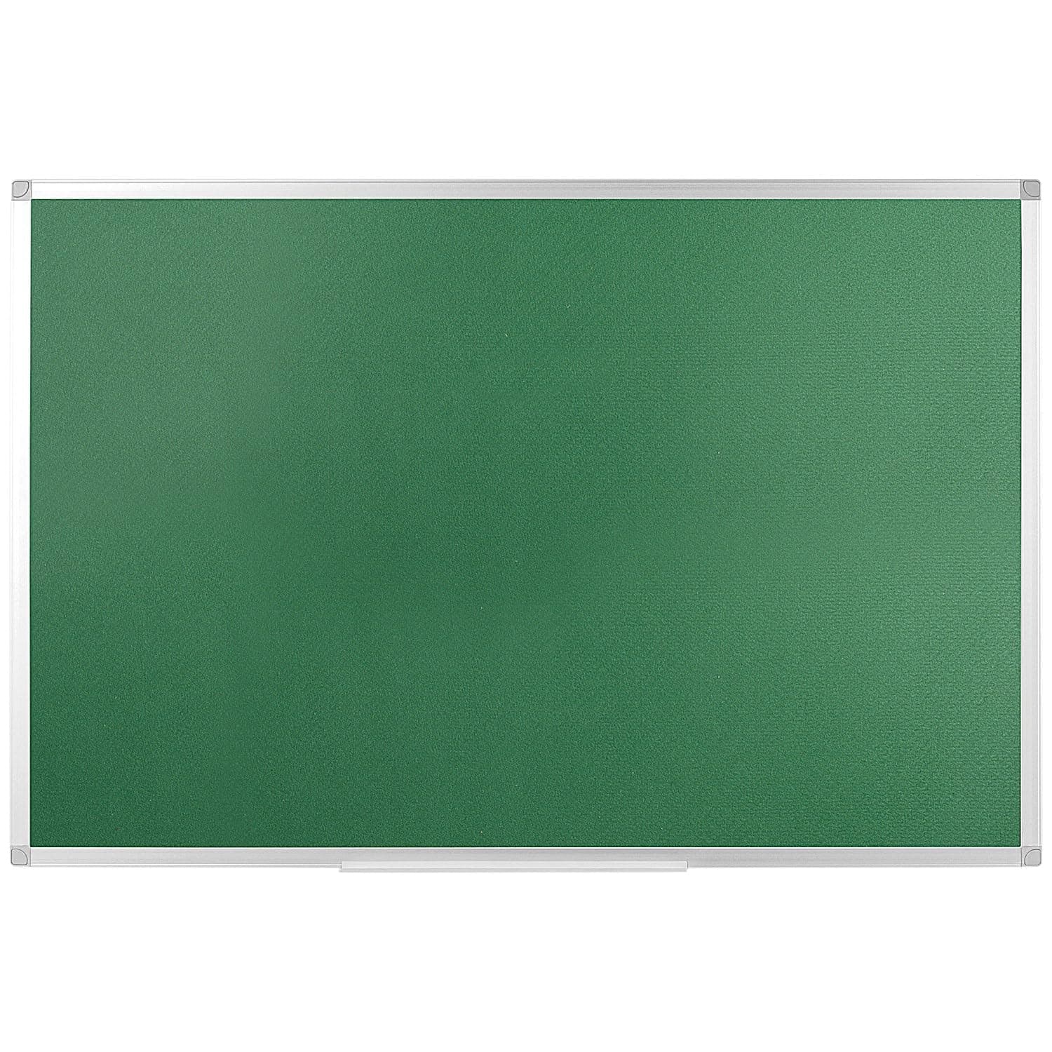 Q-Connect Aluminium Frame Felt Noticeboard with Fixing Kit 1200x900mm Green