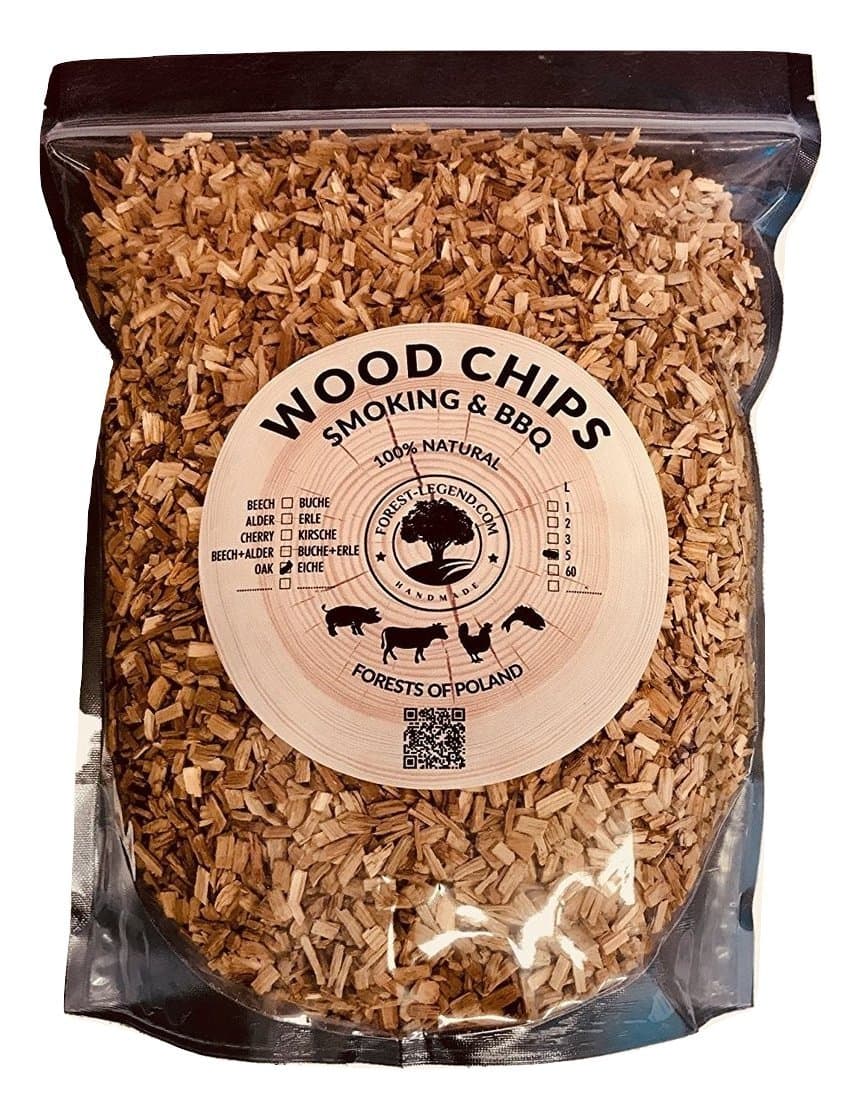 5 Litre Smoking Wood Chips for BBQ and Smokers 100% Natural from Polish Forests (Beech)