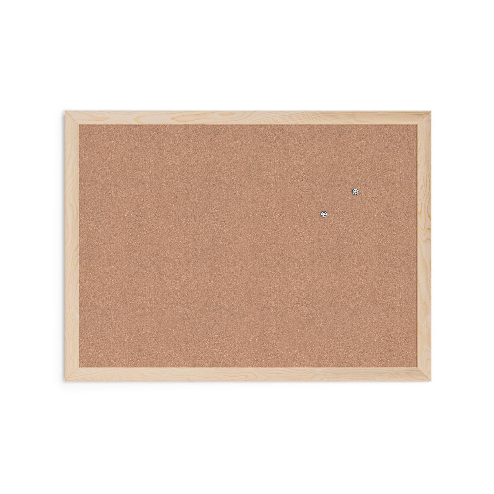 U Brands Cork Bulletin Board, 18" x 24" Inches, Light Birch Wood Frame (265U00-01)