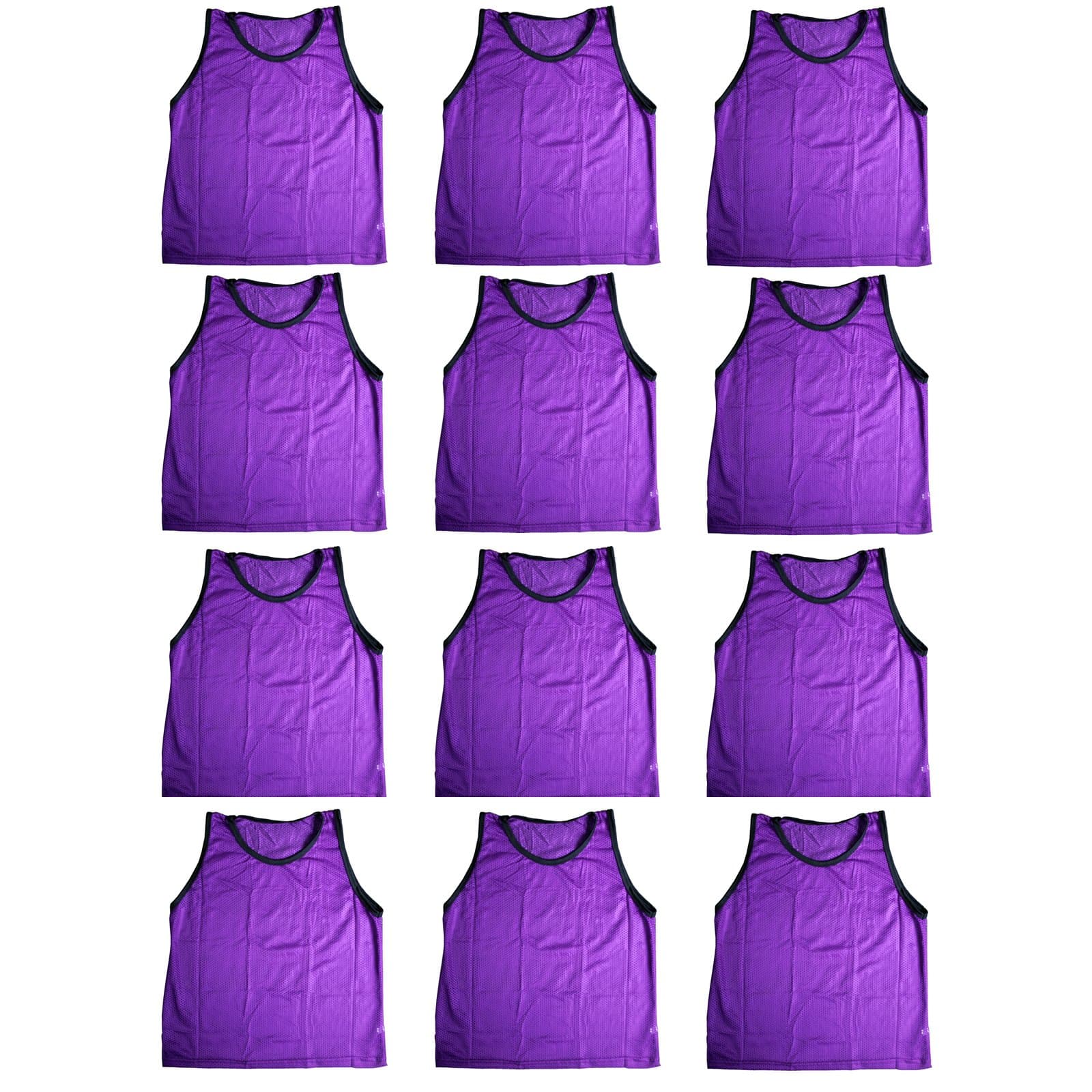 BlueDot Trading Adult & Youth Scrimmage Training Vests for Soccer, Basketball & More – Available in 1, 6, 12, 24 Packs